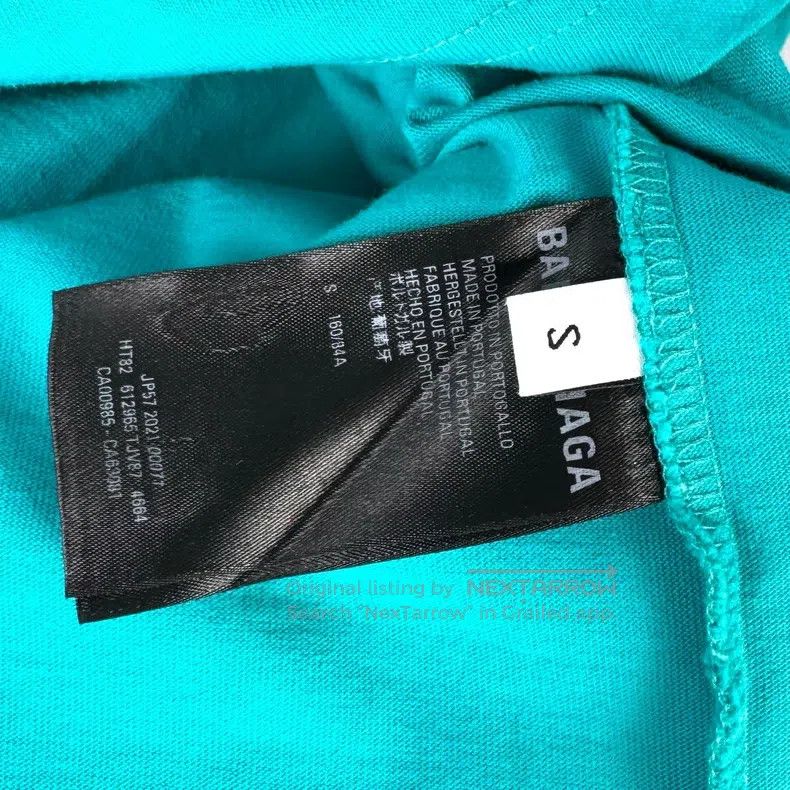 Other Balenciaga Mint Blue Short Sleeve T-Shirt Size US S / EU 44-46 / 1 - 5 Thumbnail
