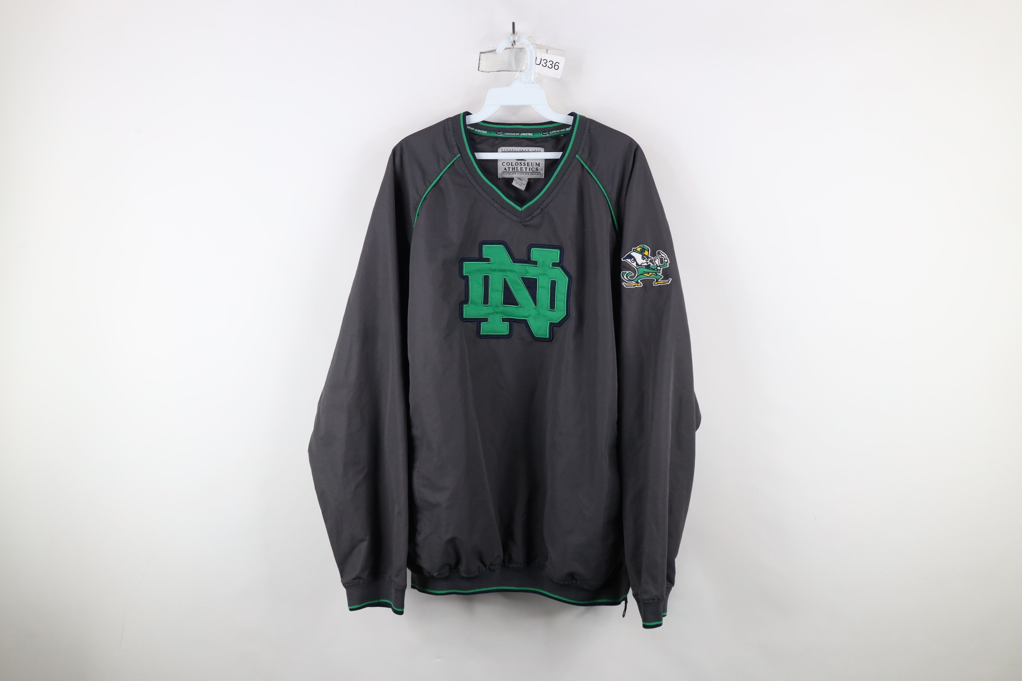 Vintage Vintage University Football Pullover Windbreaker Jacket Gray Size US XL / EU 56 / 4 - 1 Thumbnail