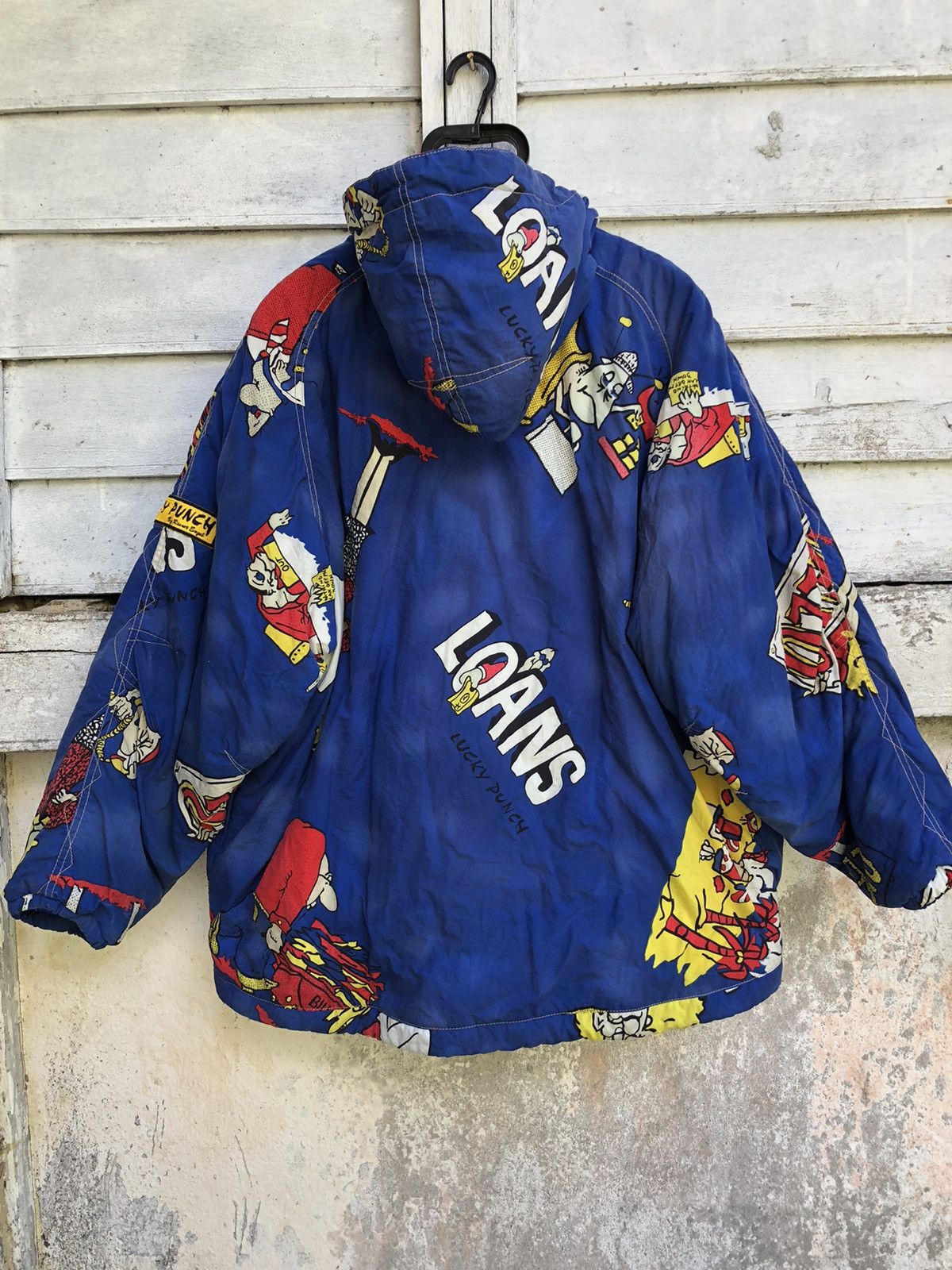Goldwin × Vintage Art Lucky Punch By Rainer Engel OVP Padded Ski Jacket Size US L / EU 52-54 / 3 - 3 Thumbnail