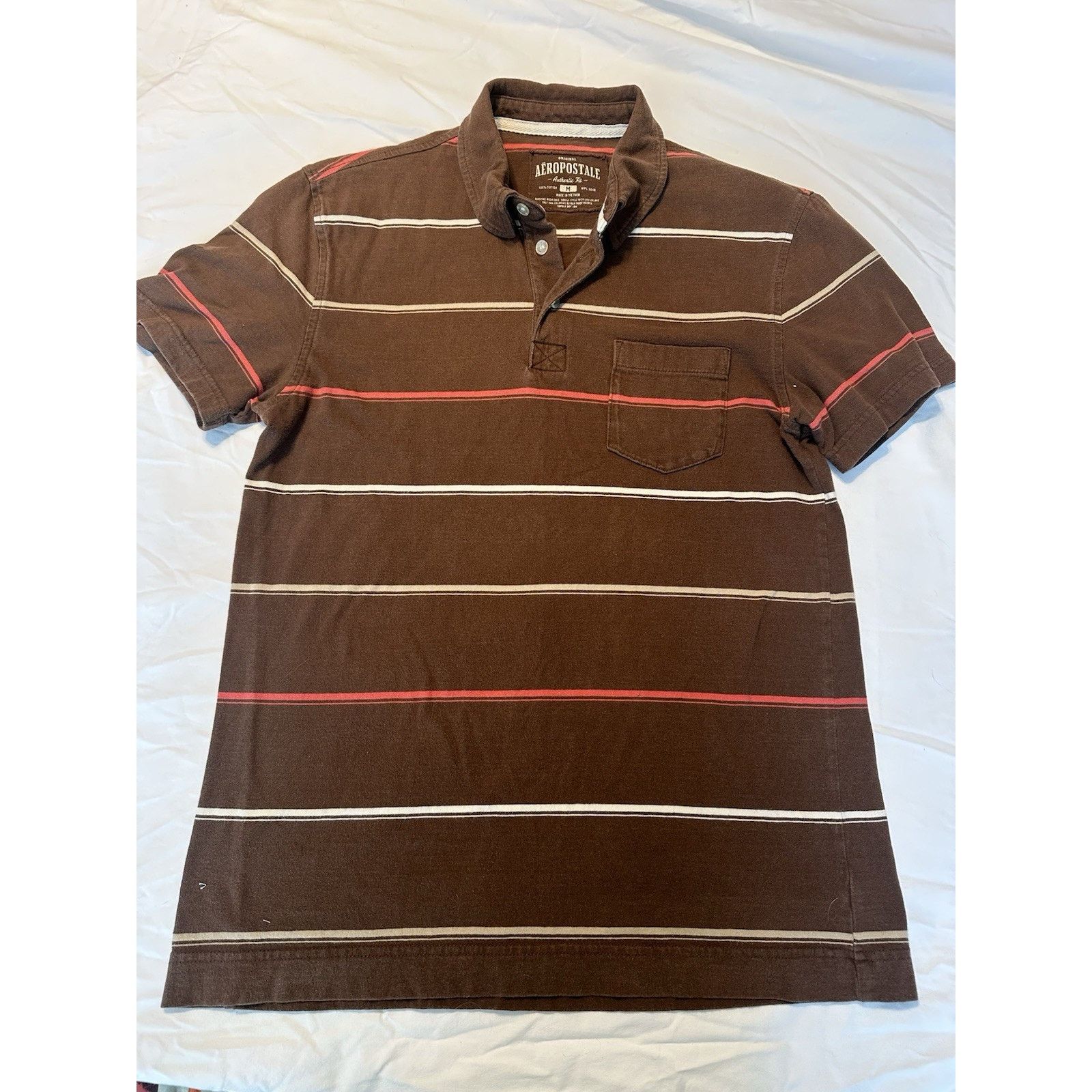 Aeropostale Aeropostale Original Authentic Fit Polo Med Shirt Classic Size US M / EU 48-50 / 2 - 2 Thumbnail