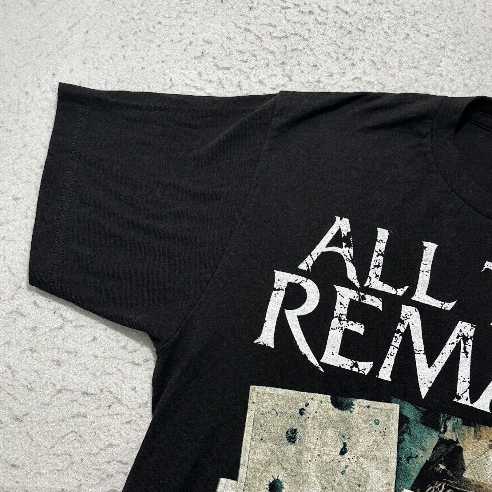 Tultex All That Remains 2019 Tour Medium Black Graphic Band T Shirt Size US M / EU 48-50 / 2 - 6 Thumbnail