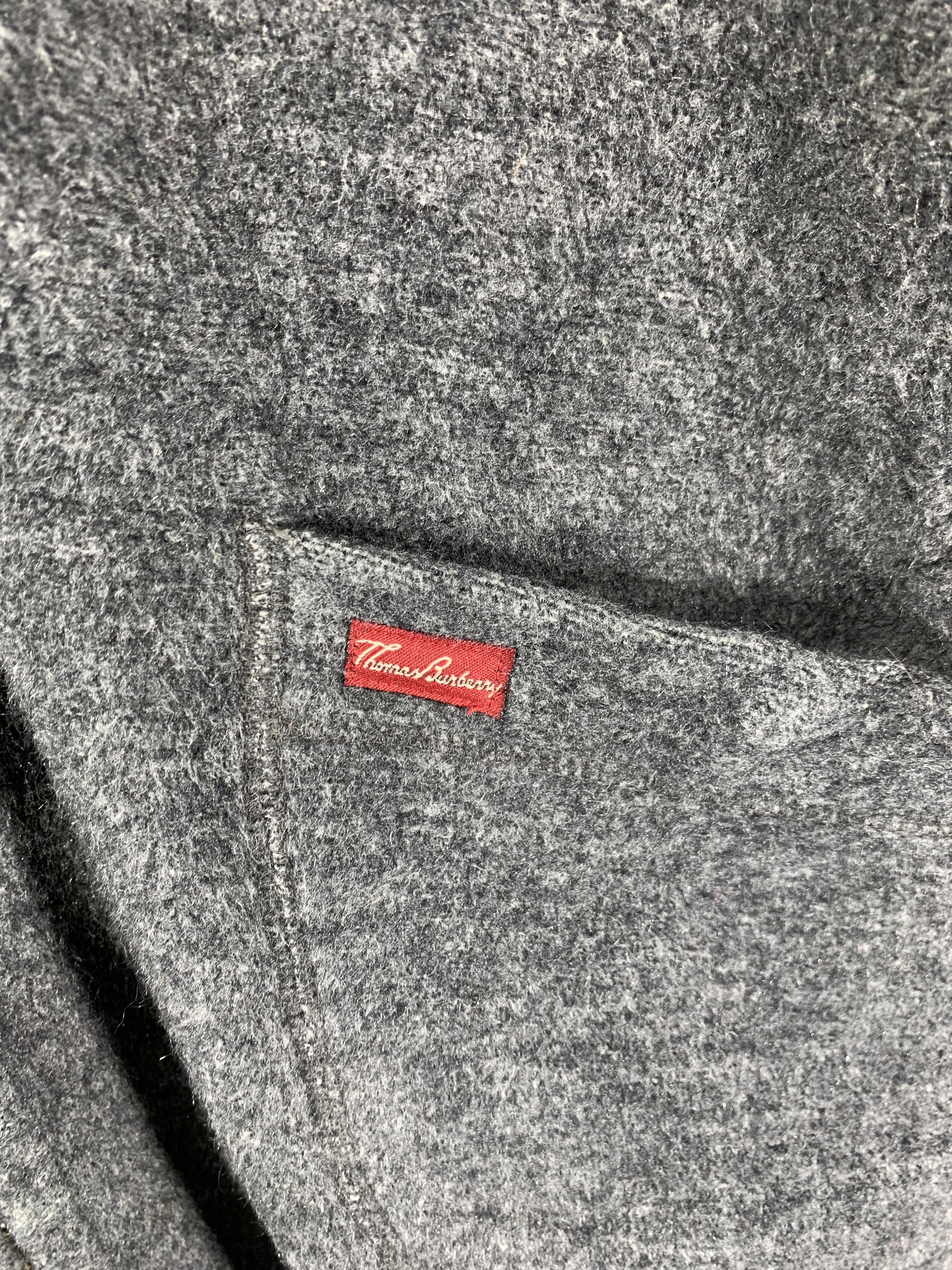Burberry × Vintage Vintage Thomas Burberry Fleece Hoodie Zipped Size US S / EU 44-46 / 1 - 2 Thumbnail