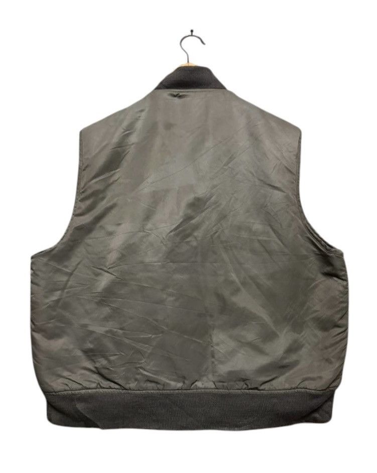 Alpha Industries Vtg🔥Us Air Force Ma-1 Bomber Vest Zipper Jacket Size US M / EU 48-50 / 2 - 3 Thumbnail