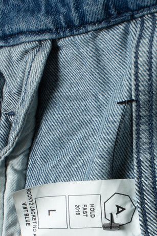 ATM Anthony Thomas Melillo A tm, Rocky jacket no fur vint blue rolling stones Size US L / EU 52-54 / 3 - 6 Thumbnail