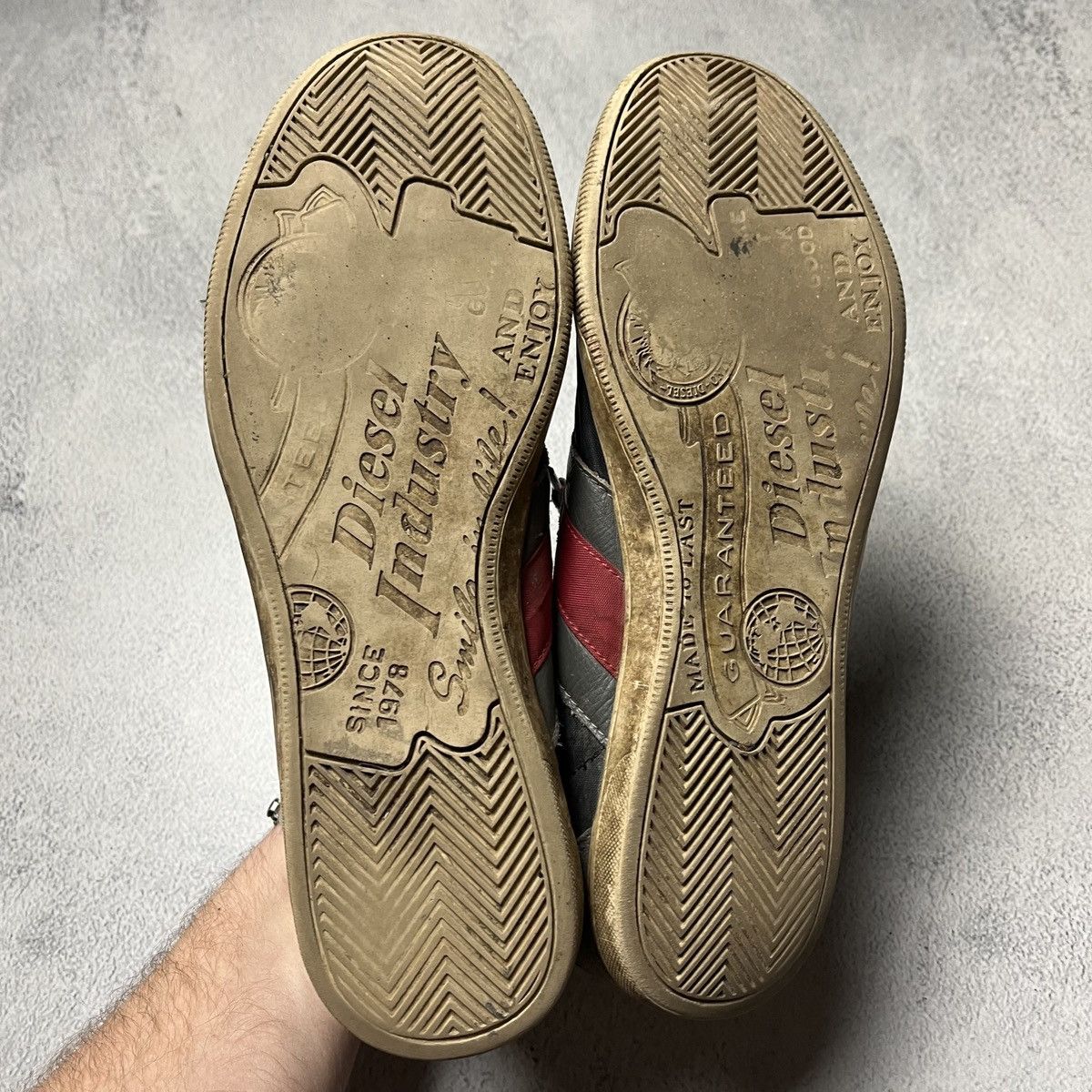 Diesel × Vintage Vintage Lounge Diesel Industry ASICS style y2k sneakers Size US 9 / EU 42 - 12 Thumbnail