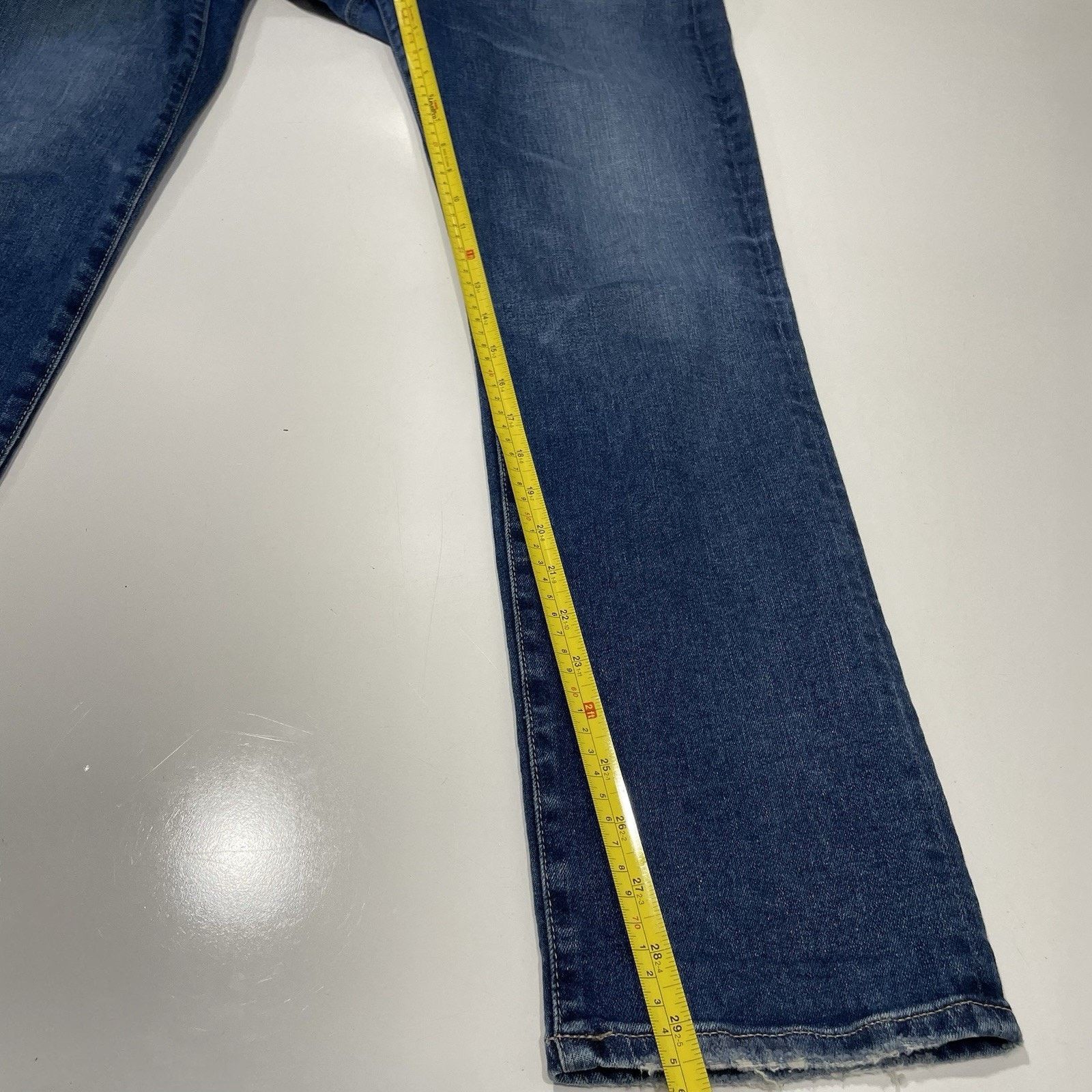 AG Adriano Goldschmied AG Mari Jean Mid-Rise Slim Straight Women’s 30x30 Japanese Size 30" / US 8 / IT 44 - 3 Thumbnail