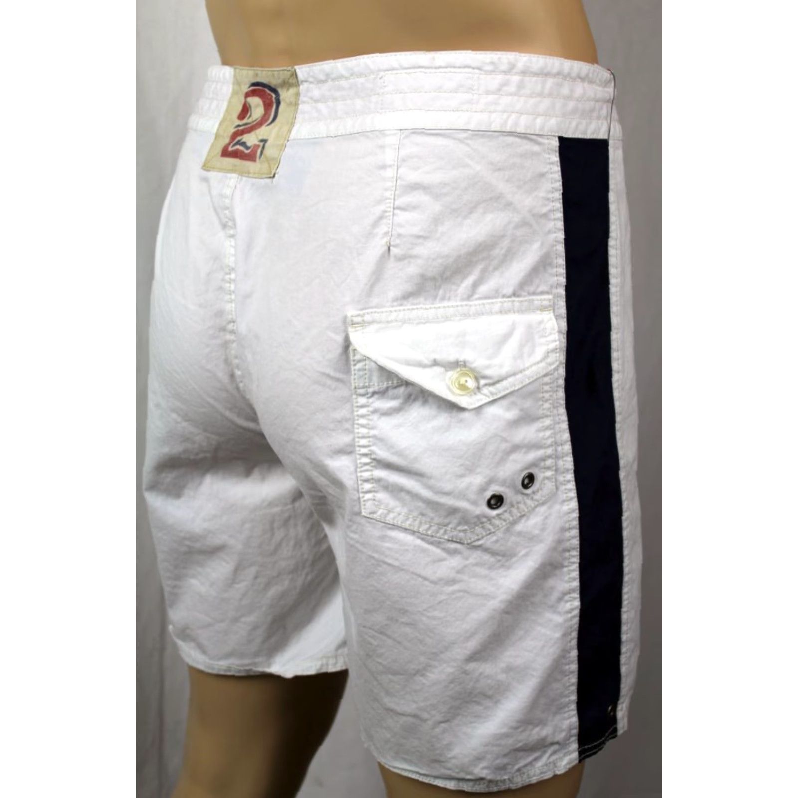 Ralph Lauren Ralph Lauren WHITE NAVY BLUE ROWING CLUB SWIM SHORTS TRUNKS NWT 30 Size US 30 / EU 46 - 3 Thumbnail
