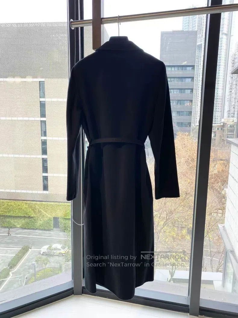 Fendi Fendi 23ss Black and Gray Lined Monogram Print Belted Wool Size XS / US 0-2 / IT 36-38 - 3 Thumbnail