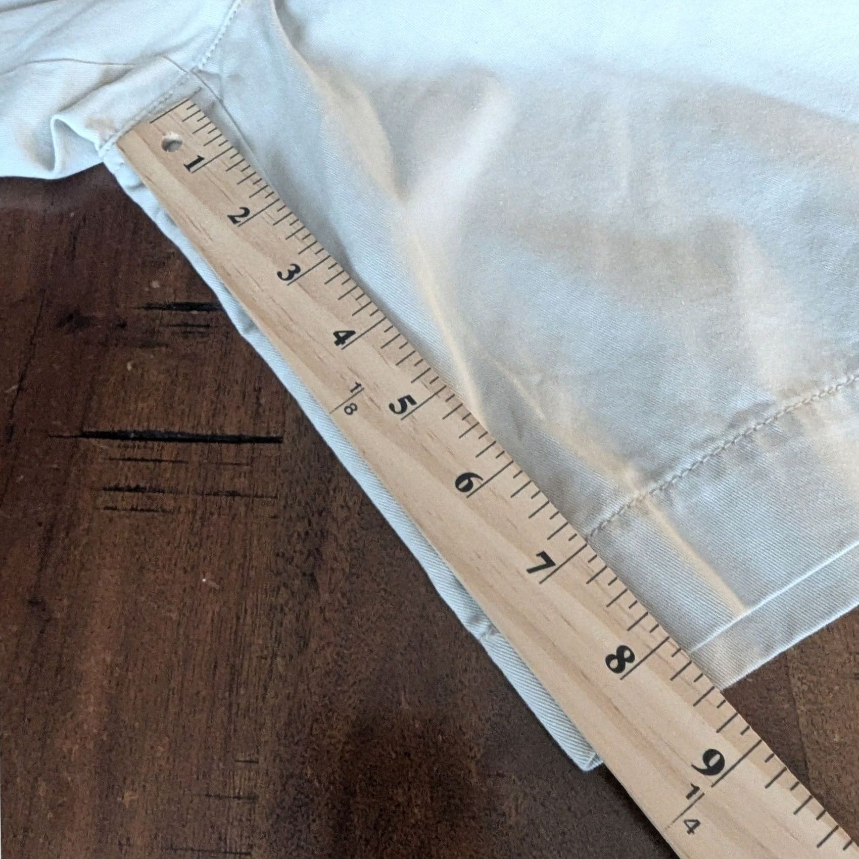 Ralph Lauren Lauren Ralph Lauren Chino Shorts Beige Cotton Twill Womens 16 Modest Minimalist Size 38" / US 16 / IT 52 - 8 Thumbnail
