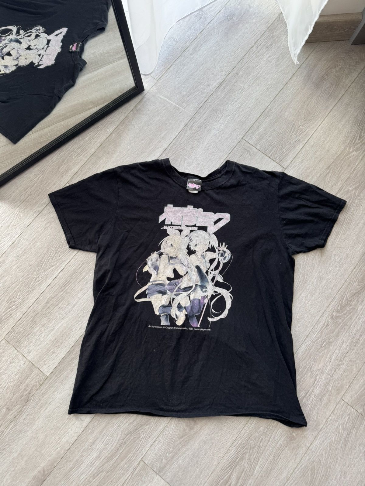 Japanese Brand Hatsune Miku T-Shirt Black Vocaloid Casual Japanese Music Size US M / EU 48-50 / 2 - 1 Thumbnail