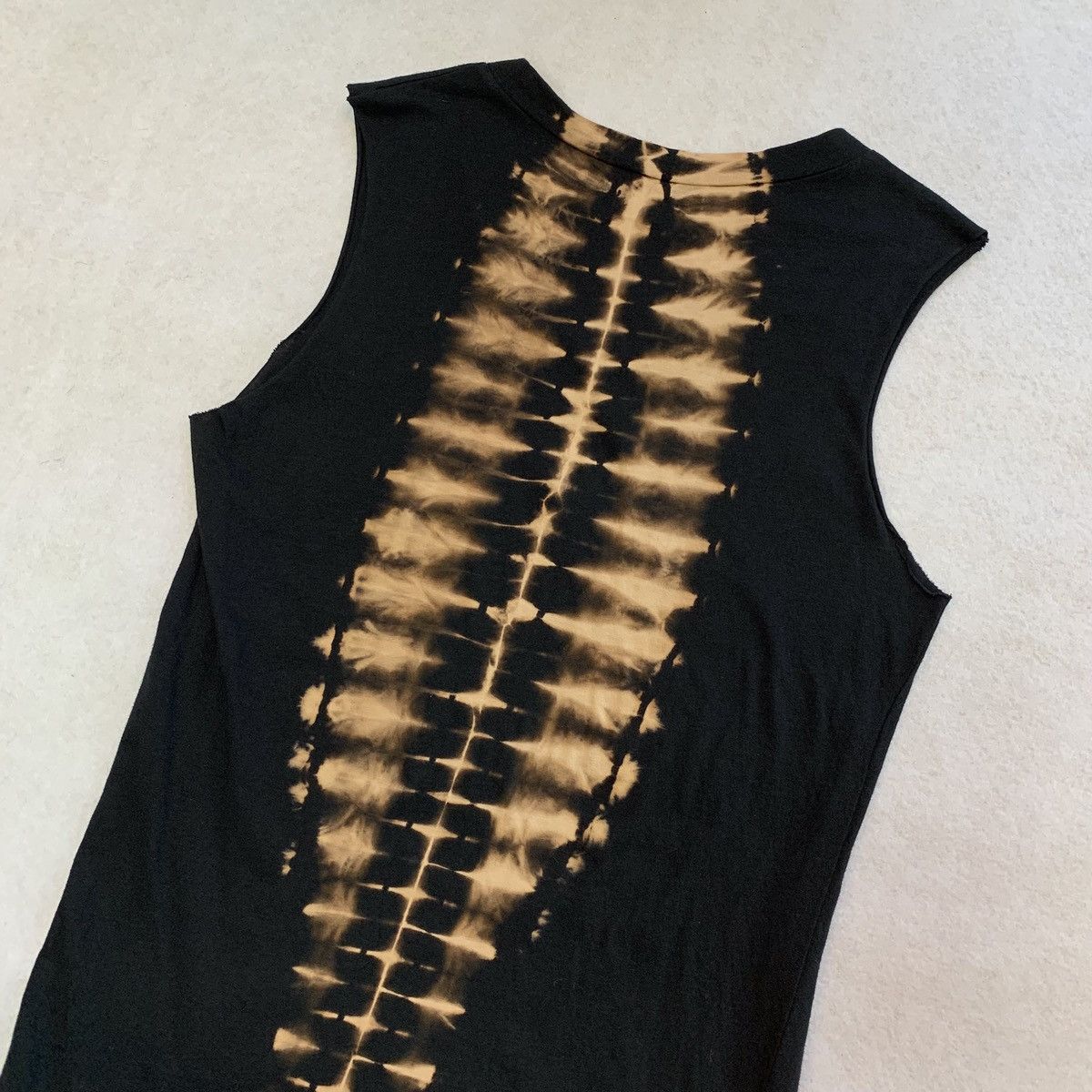 2000s L.G.B (Le Grand Bleu) Crawl Bleached Tank Top
