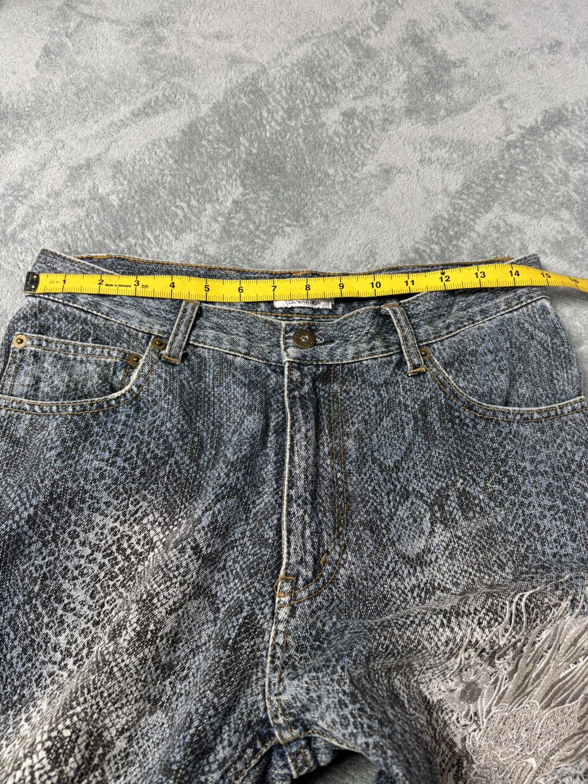 Karakuri Tamashii Karakuri Tamashi Snake Skin Denim Motif Dragon S0230 Size US 30 / EU 46 - 10 Thumbnail