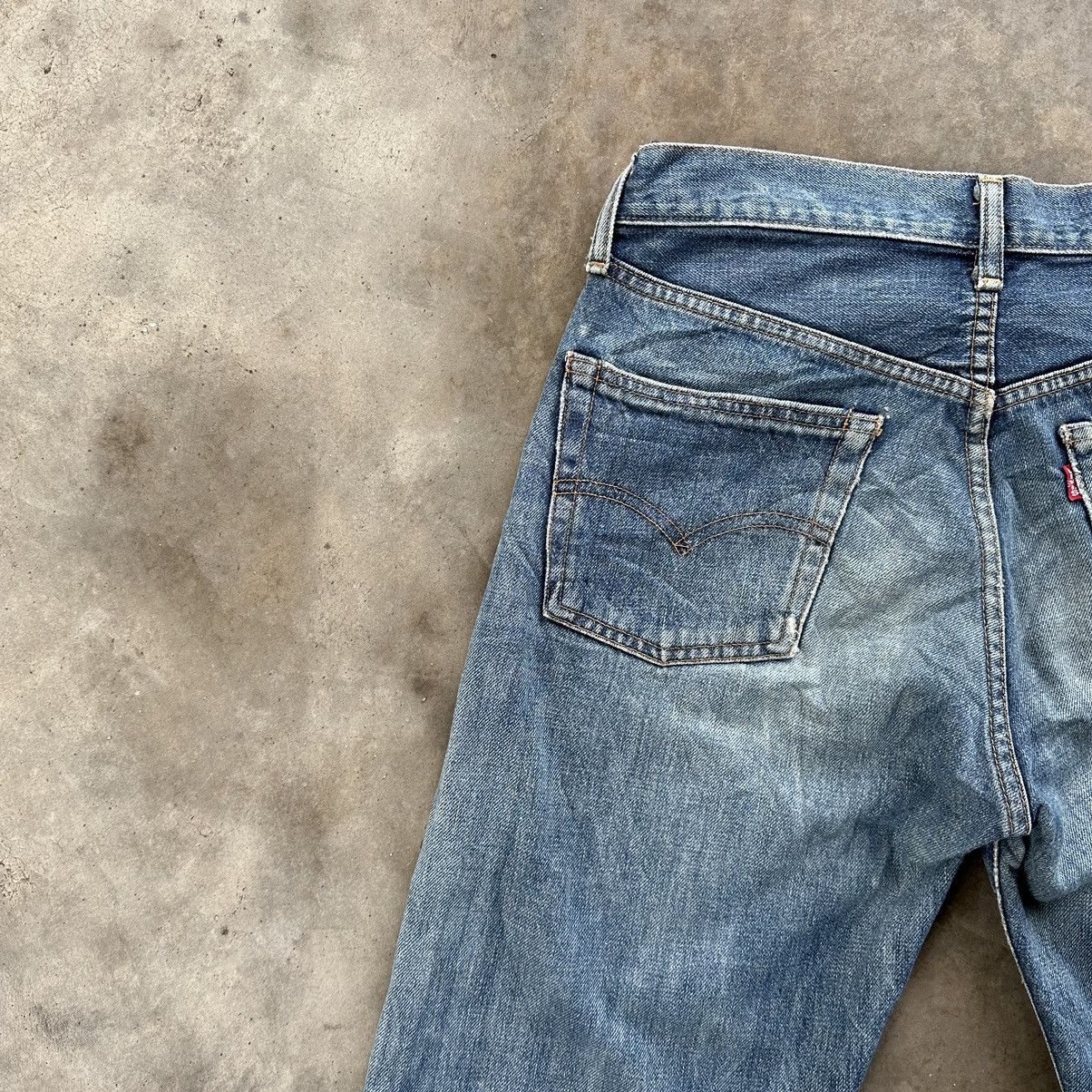 Japanese Brand Vtg🔥Levi’s 502 Talon Selvedge Distressed Faded Denim Jean Size US 30 / EU 46 - 15 Thumbnail