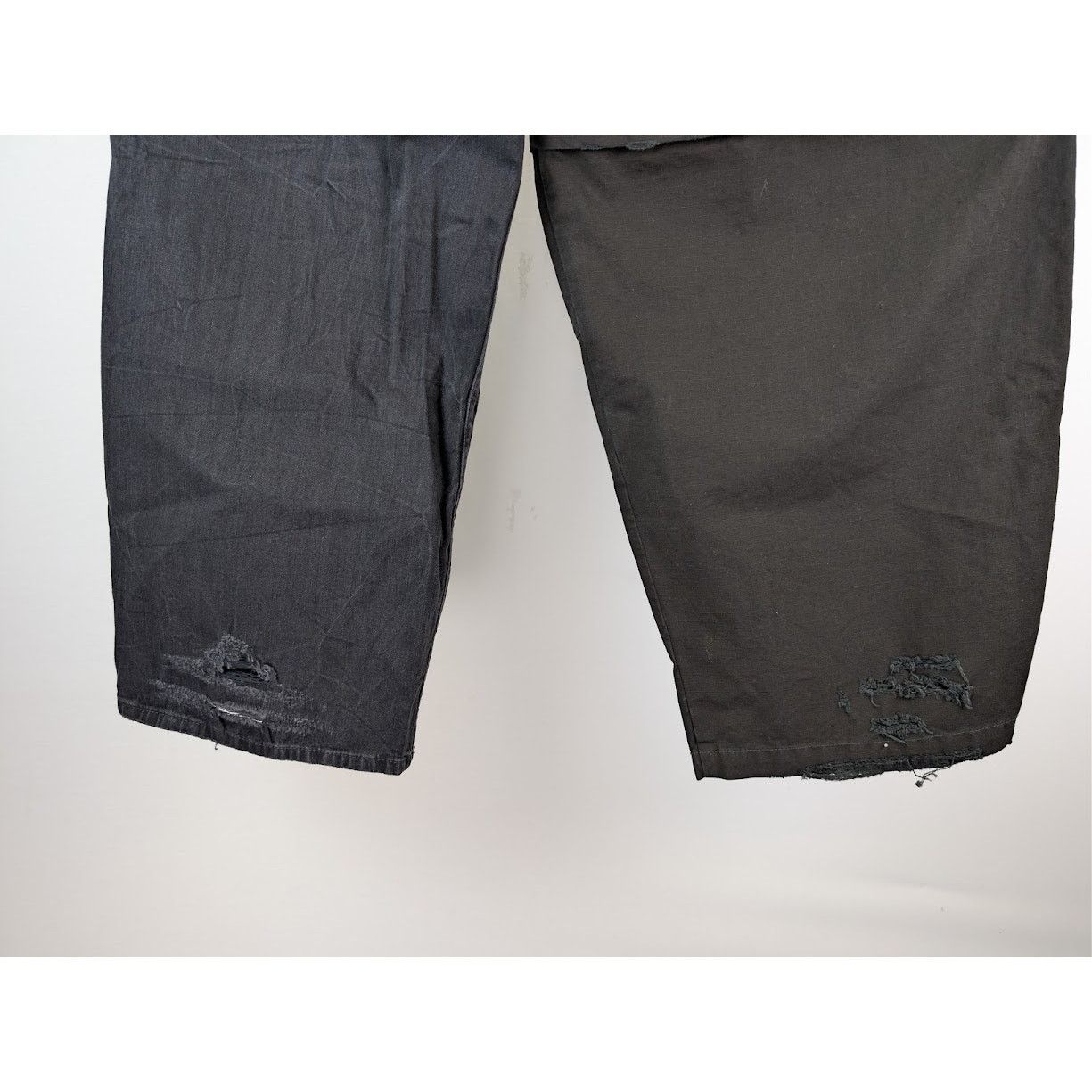 Balenciaga o1rshd1 Hybrid Baggy Denim Pants in Black Size US 30 / EU 46 - 11 Thumbnail