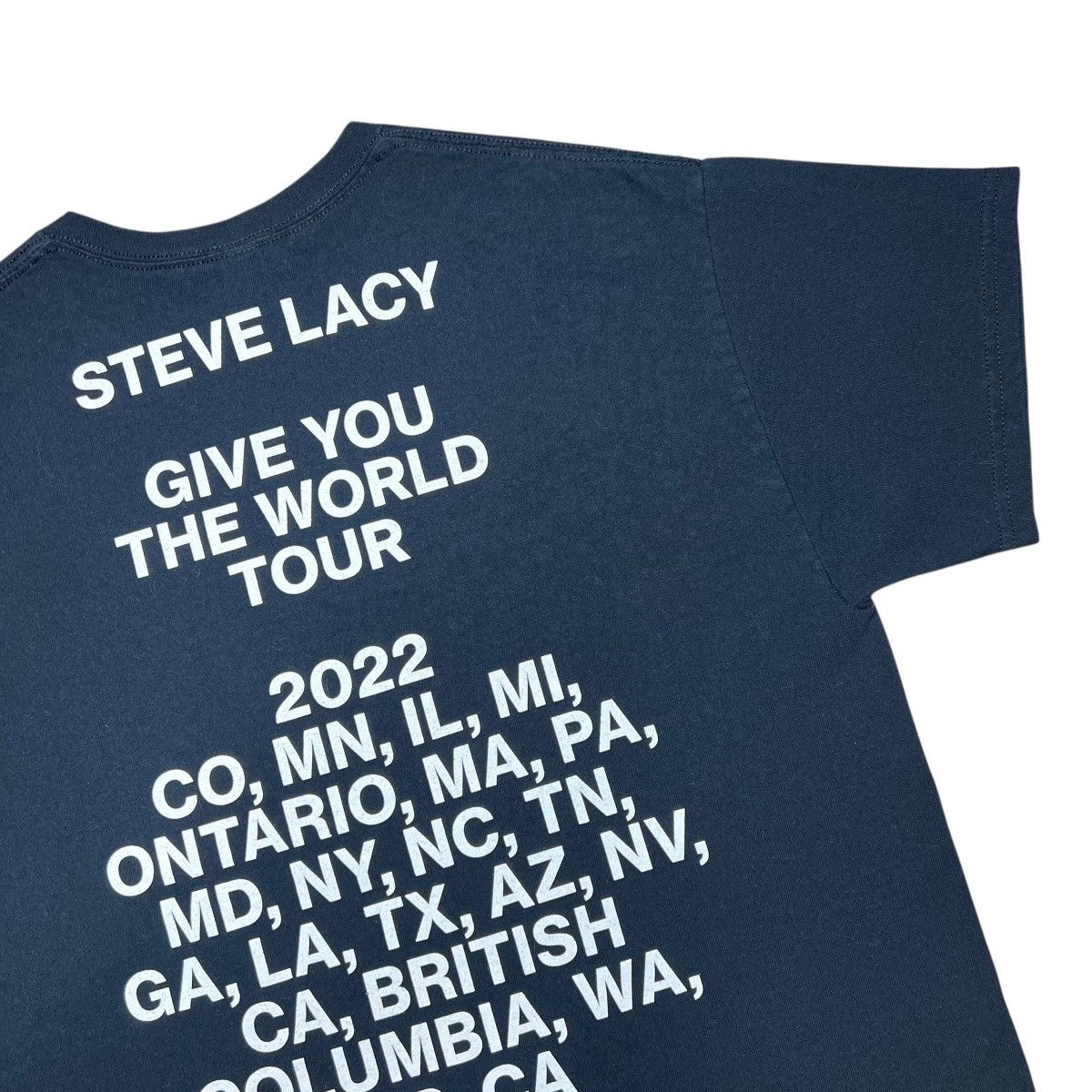 Band Tees 2022 Steve Lacy Give You The World Tour Gemini Album Tee Size US L / EU 52-54 / 3 - 12 Thumbnail