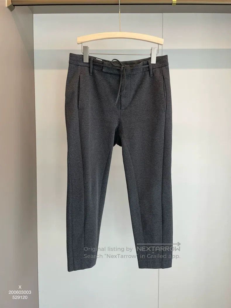 Brunello Cucinelli Brunello Cucinelli Black Grey Cotton Casual Pants Size 27" / US 4 / IT 40 - 1 Thumbnail