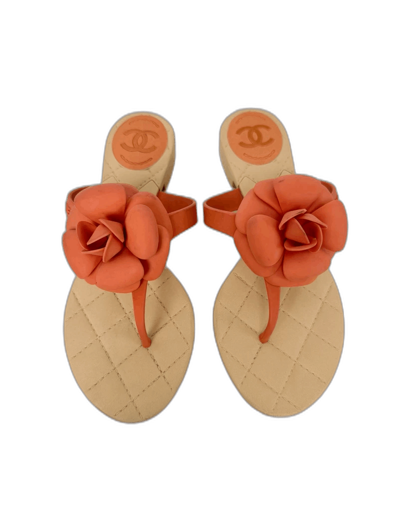 Chanel Chanel Camellia Sandals Size 36 -2505 Size US 6 / IT 36 - 1 Thumbnail