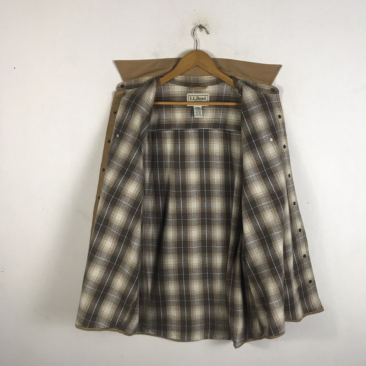 L.L. Bean × Vintage 🔥Rare🔥Vintage L.L. Bean Duck Canvas Chore Shirt Size US XL / EU 56 / 4 - 3 Thumbnail