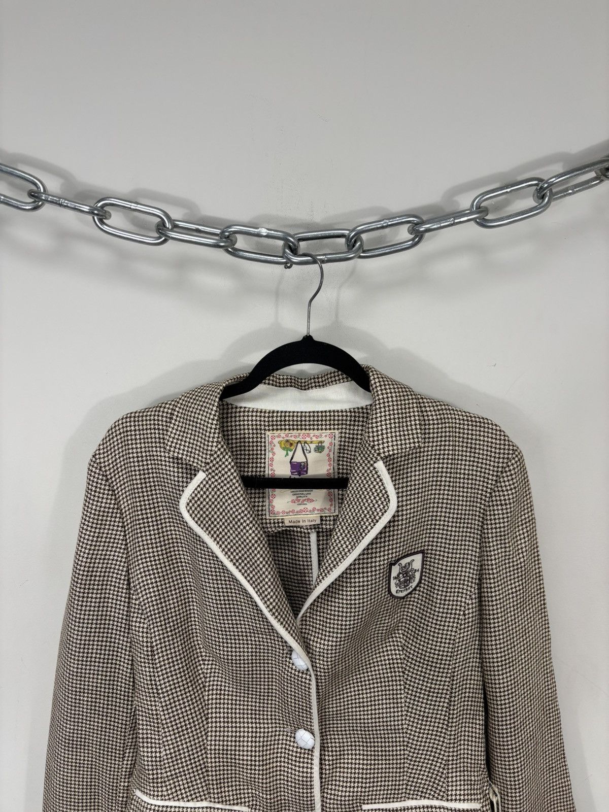 Other Luis Trenker NWT Women’s Houndstooth Hemp Blazer Jacket Size M / US 6-8 / IT 42-44 - 2 Thumbnail
