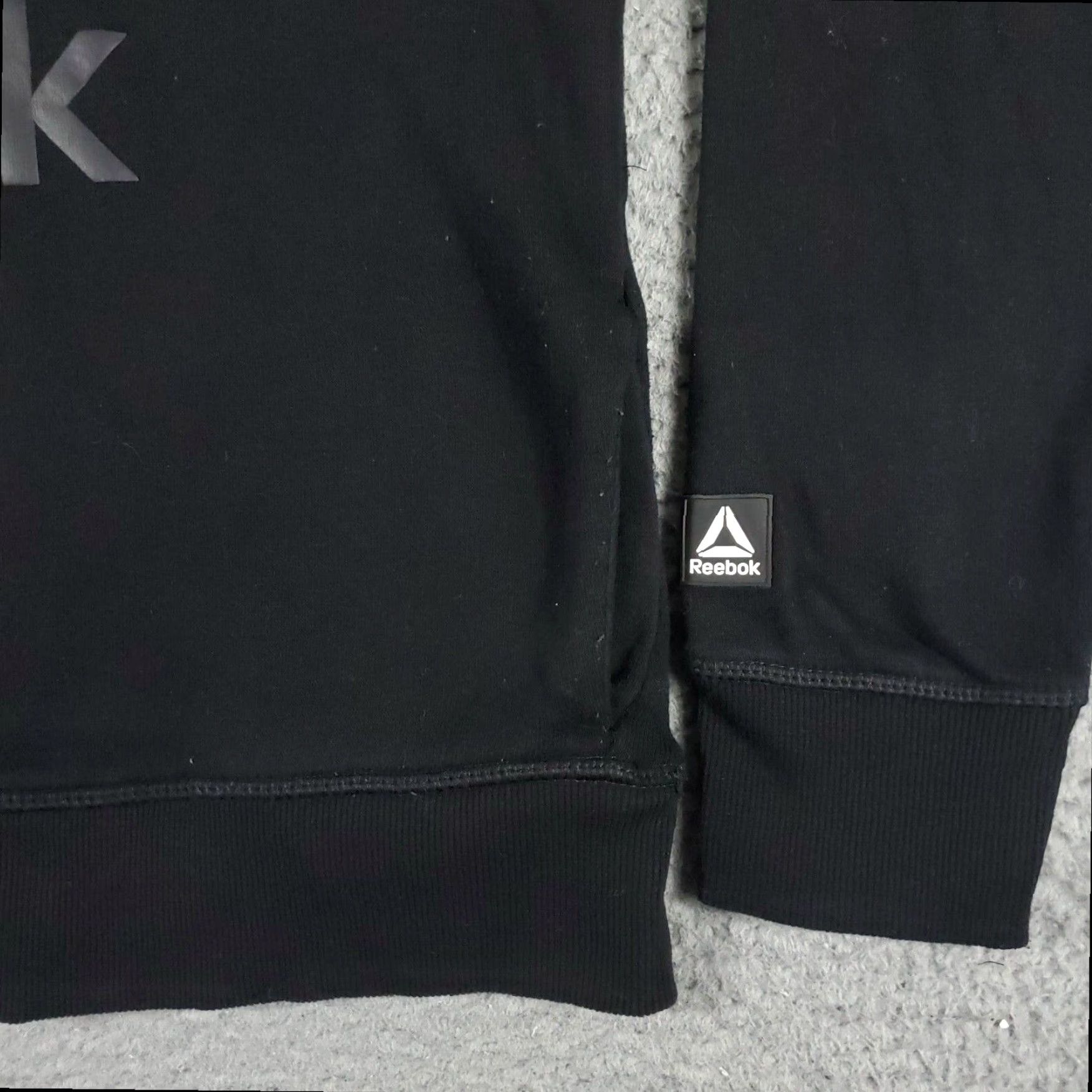 Reebok Reebok Womens Large Casual Black Pullover Sweatshirt Size L / US 10 / IT 46 - 5 Thumbnail