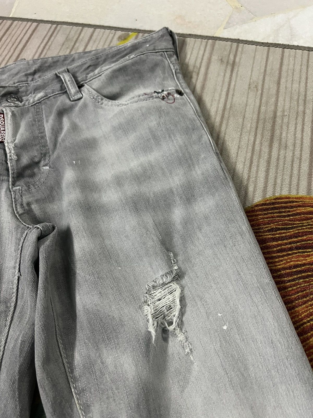 Dsquared2 💥Vintage Dsquared2 Distress Faded Jean Size US 32 / EU 48 - 12 Thumbnail