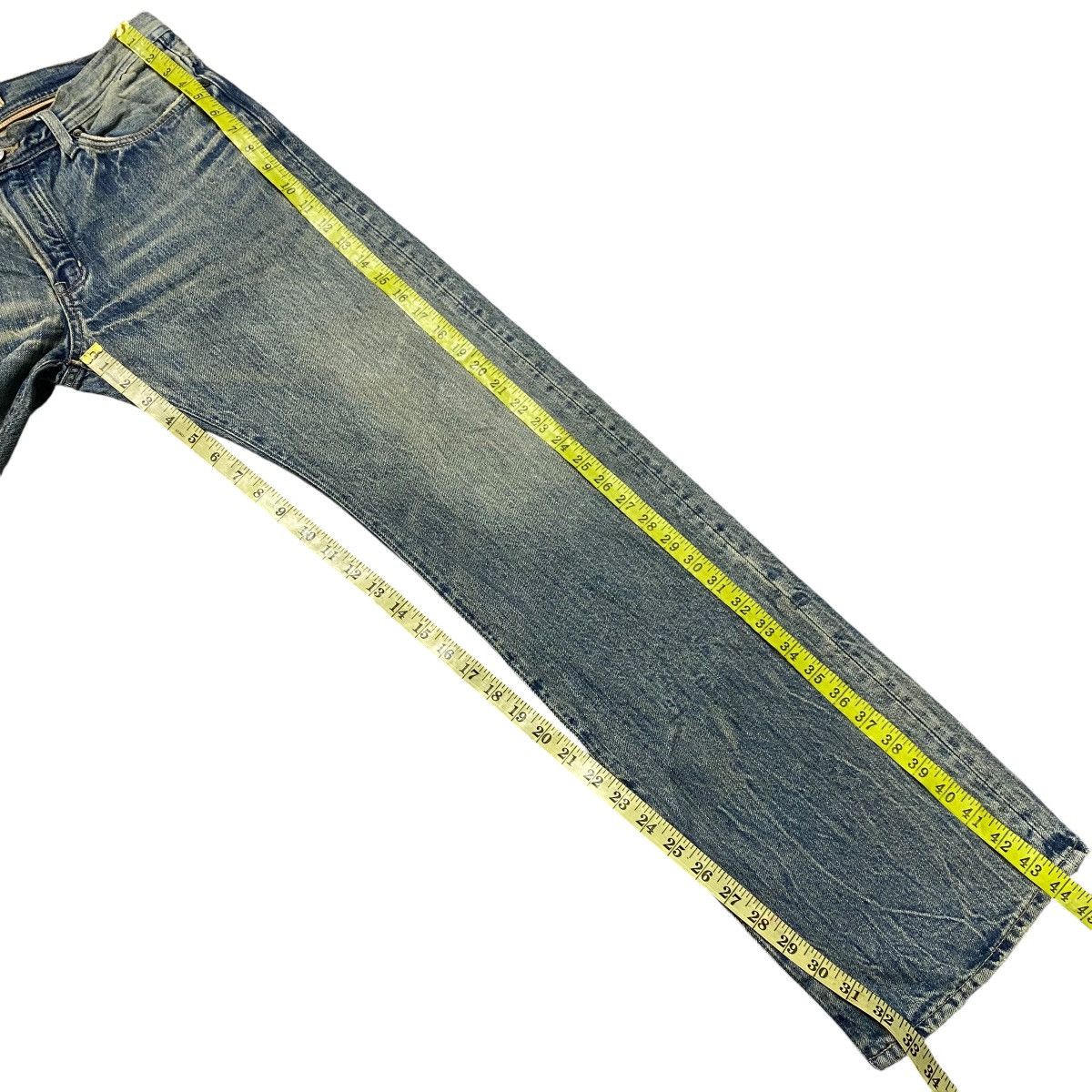 Japanese Brand DENIM CRAFT Denim Selvedge Jeans Mudwash Size US 34 / EU 50 - 18 Thumbnail