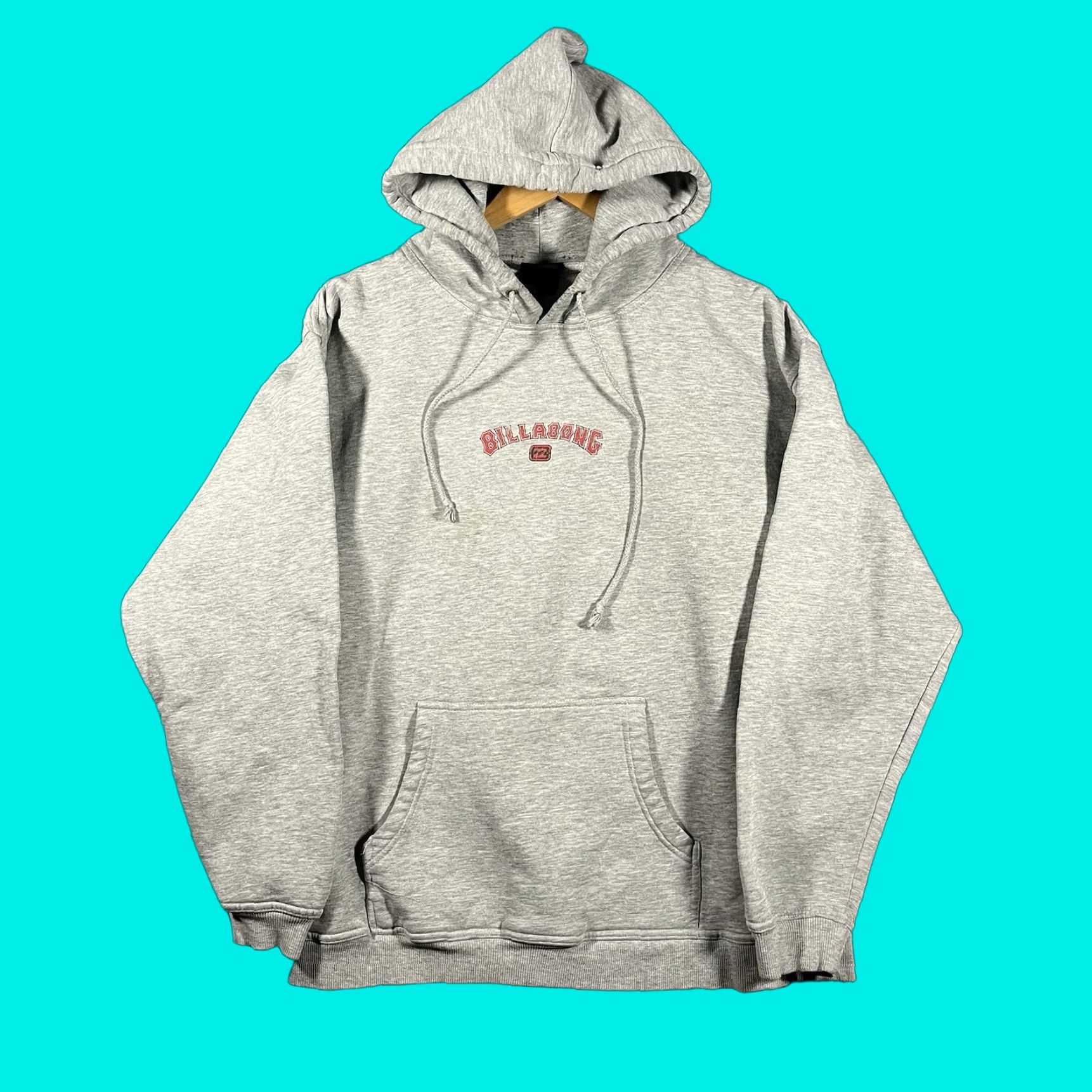 Billabong VTG Billabong Hoodie Sweatshirt Mens Large Gray 90s Grunge Skate Surf Hooded Pullover USA Shipping Size US L / EU 52-54 / 3 - 1 Thumbnail