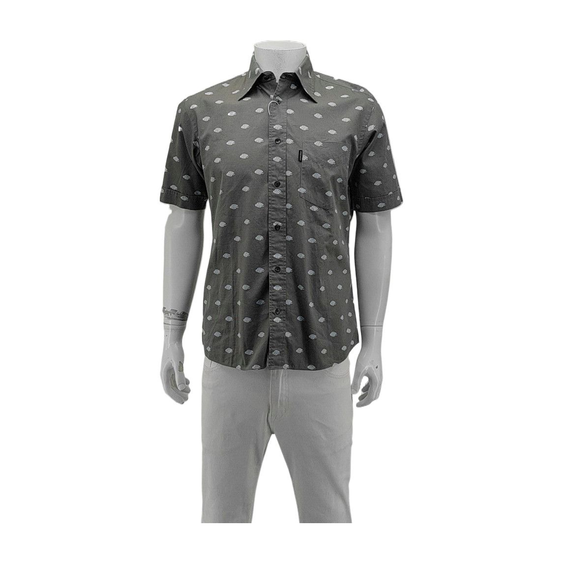Burberry Burberry Black Label Patterned Cotton Shirt Size M Size US M / EU 48-50 / 2 - 1 Thumbnail