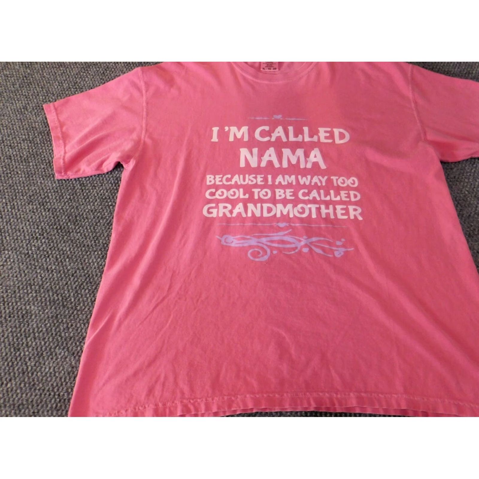 Comfort Colors Comfort Colors Mens Shirt XL Pink Crew Neck Short Sleeve Knit Cotton Logo T-Shirt Classic Size US XL / EU 56 / 4 - 3 Thumbnail