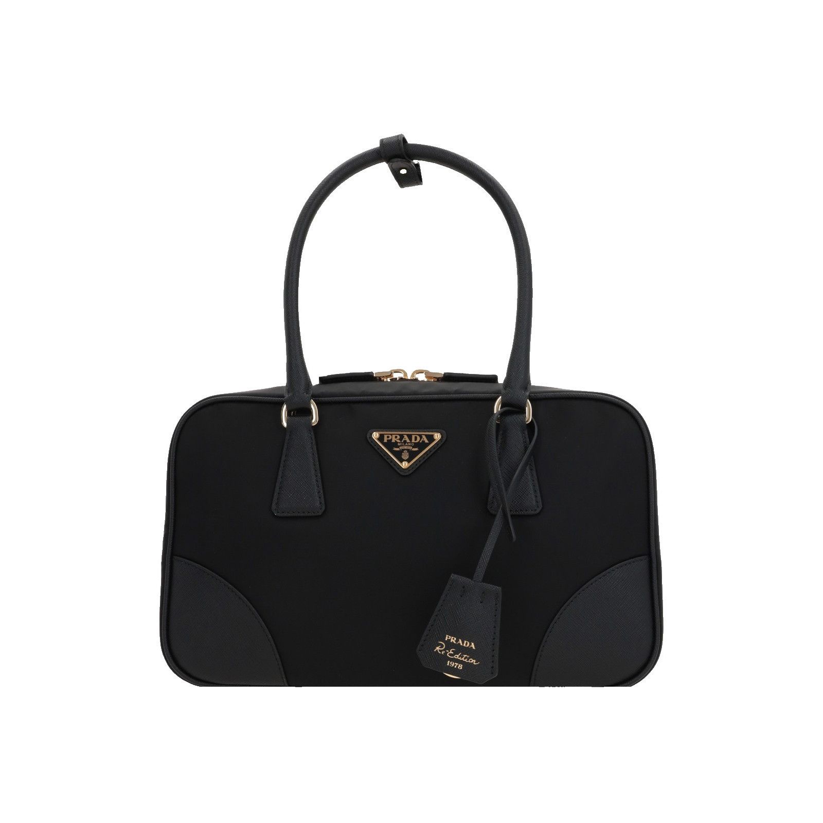Prada PRADA Re-Edition 1978 Medium Black Re-Nylon Handbag New And Size ONE SIZE - 1 Thumbnail