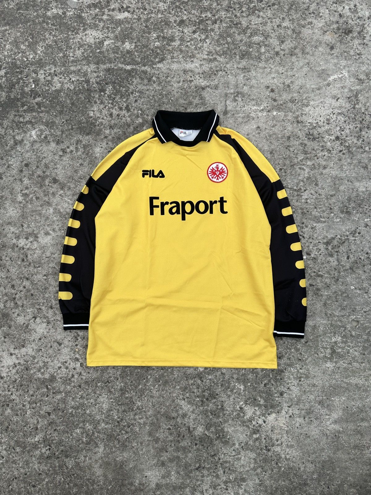 Fila Very Rare Vintage Fila Eintracht GK Soccer Jersey Streetwear Size US XL / EU 56 / 4 - 1 Thumbnail