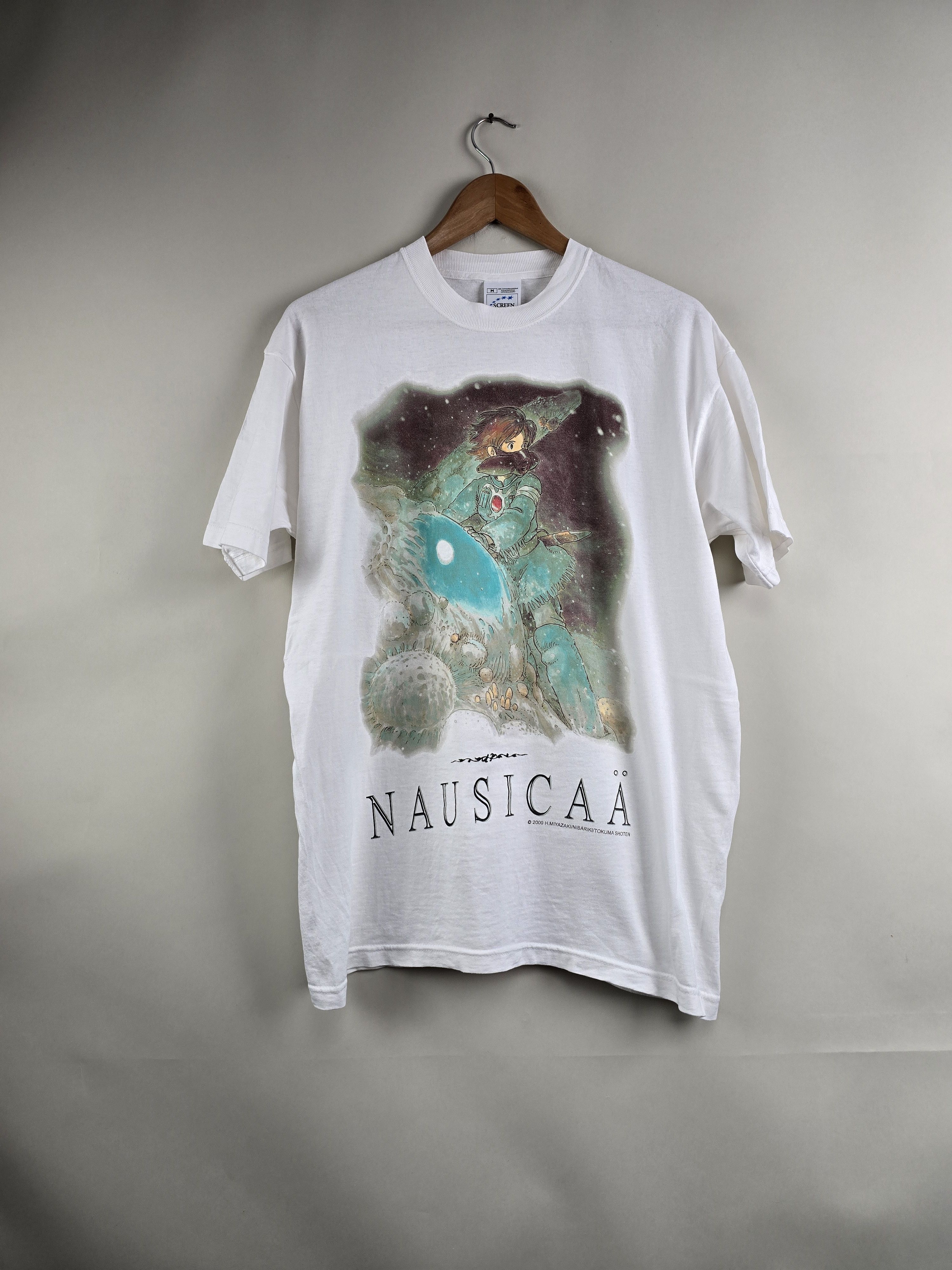 Anime × Vintage 2000 Ghibli Miyazaki's Nausicaa Anime Tee 21.5" 28.5" Size US M / EU 48-50 / 2 - 7 Thumbnail