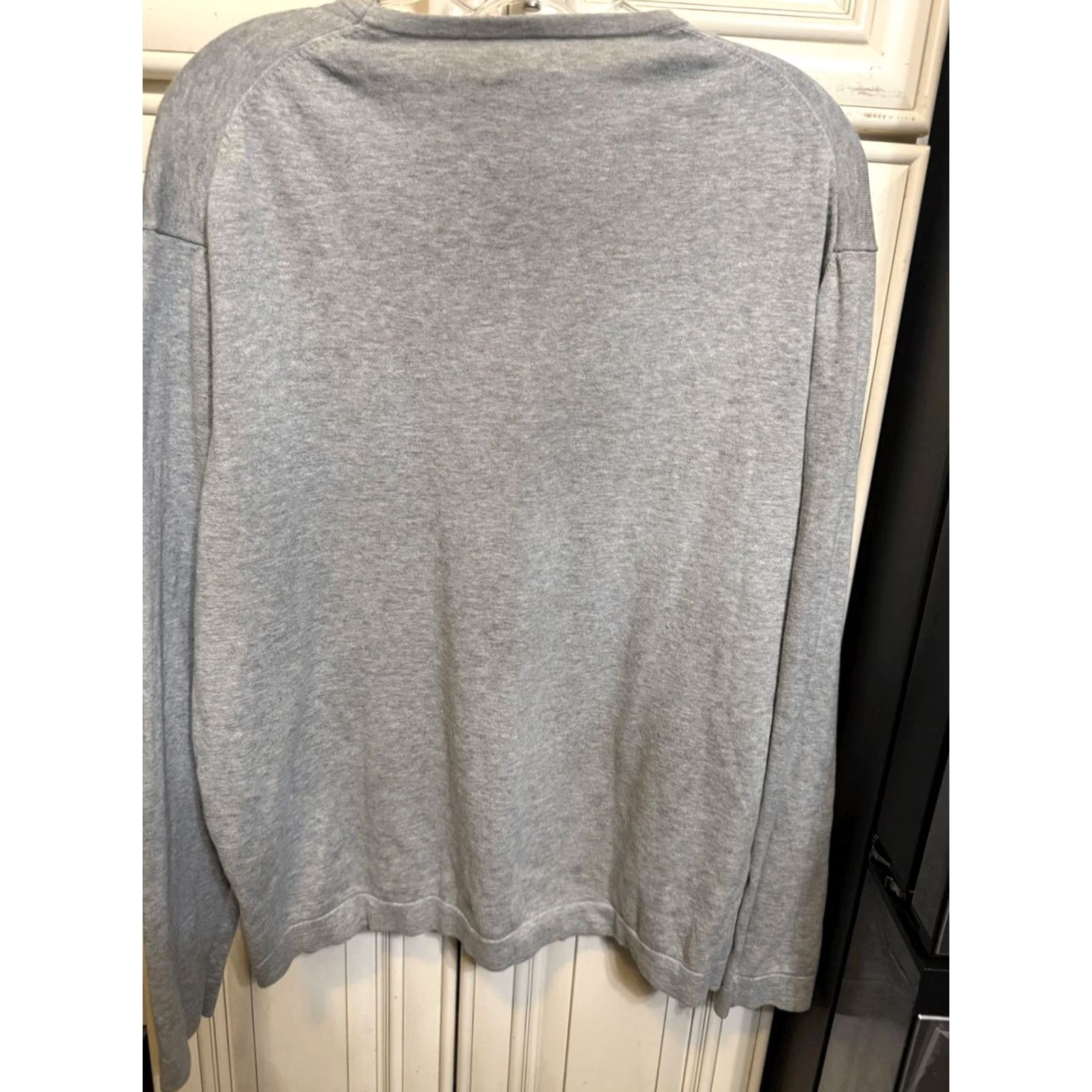 Massimo Dutti Massimo Dutti Men’s Cotton Crewneck Long Sleeve Pullover Sweater Gray Large Size US L / EU 52-54 / 3 - 7 Thumbnail