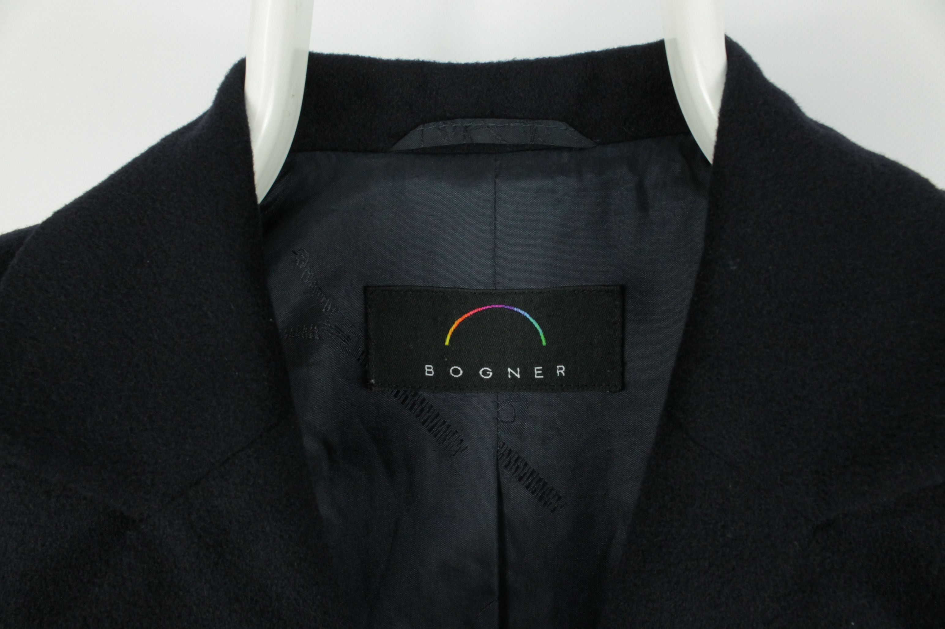 Bogner Vintage Bogner Navy Cashmere Coat Blazer Women's Size M / US 6-8 / IT 42-44 - 3 Thumbnail