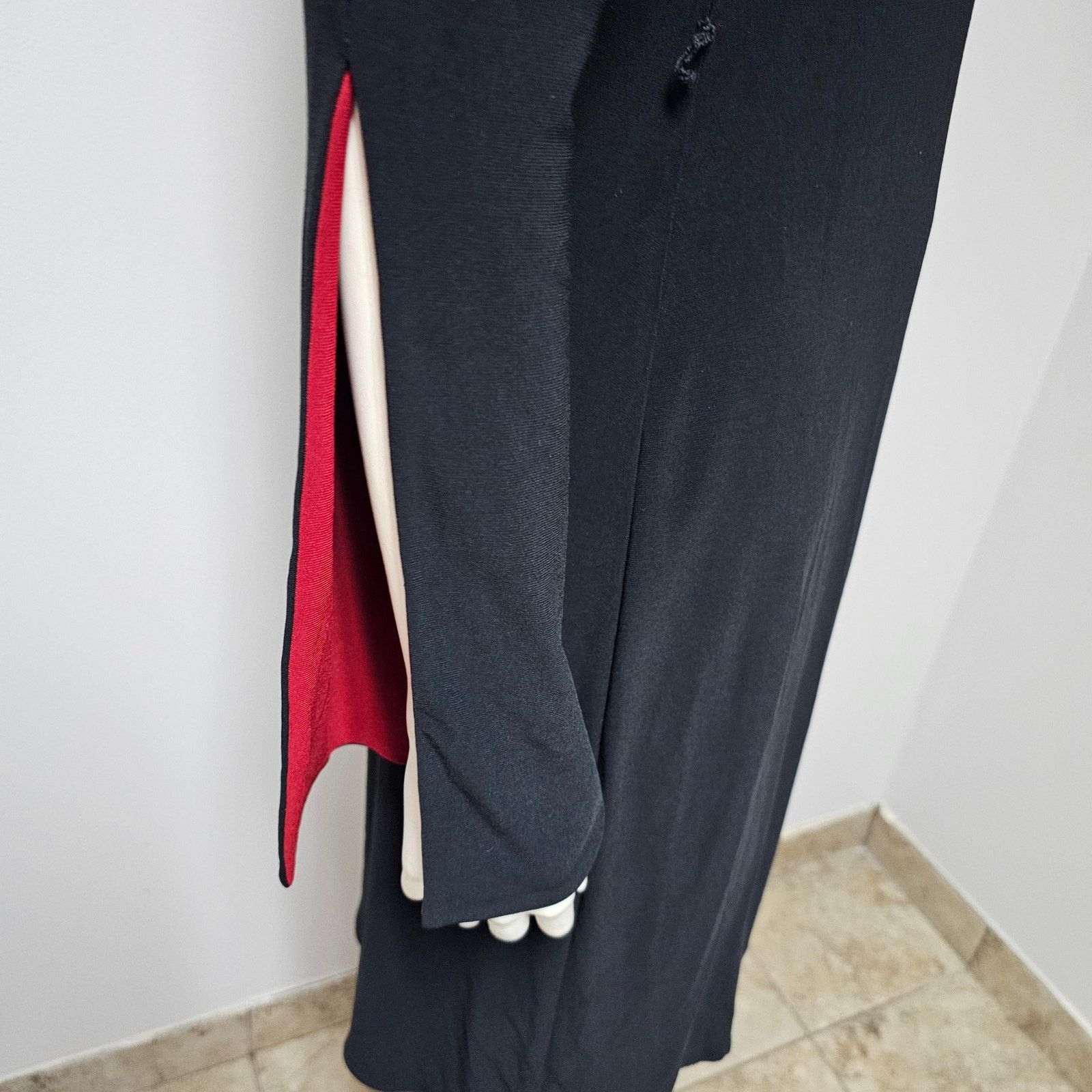 Laundry by Shelli Segal Laundry Black Dress Cut-Outs Split Sleeve sz4 - no belt Size S / US 4 / IT 40 - 5 Thumbnail