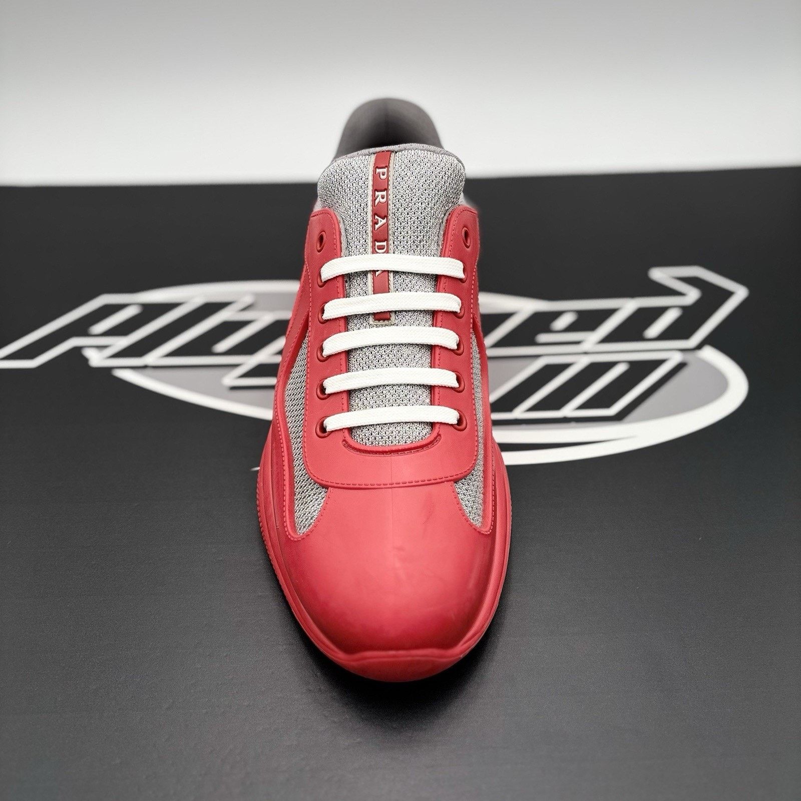 Prada Prada America's Cup Soft Rubber ' Red ' | GREAT CONDITION! Size US 11 / EU 44 - 5 Thumbnail