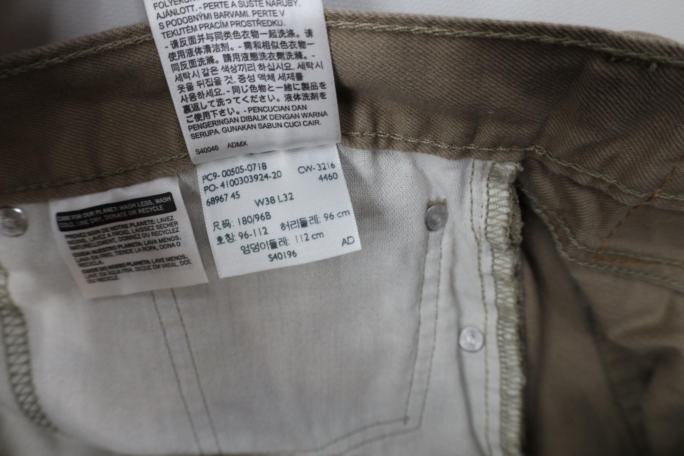 Levi's Vintage Y2K Levis 505 Regular Fit Straight Leg Denim Jeans Size US 38 / EU 54 - 7 Thumbnail