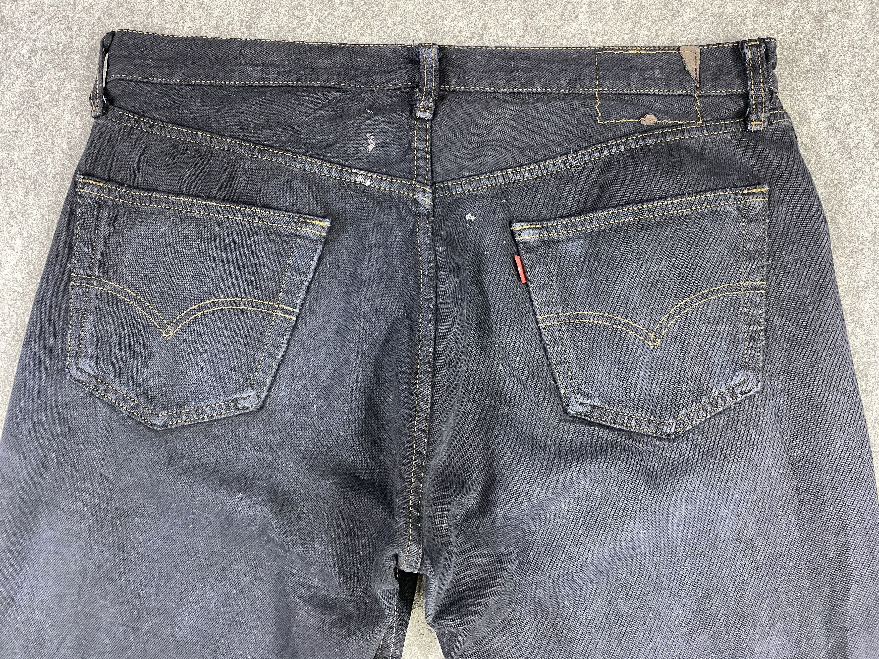 Levi's Black Vintage Levi's 501 Jeans 34x31.5 Denim -JN1649 Size US 34 / EU 50 - 4 Thumbnail