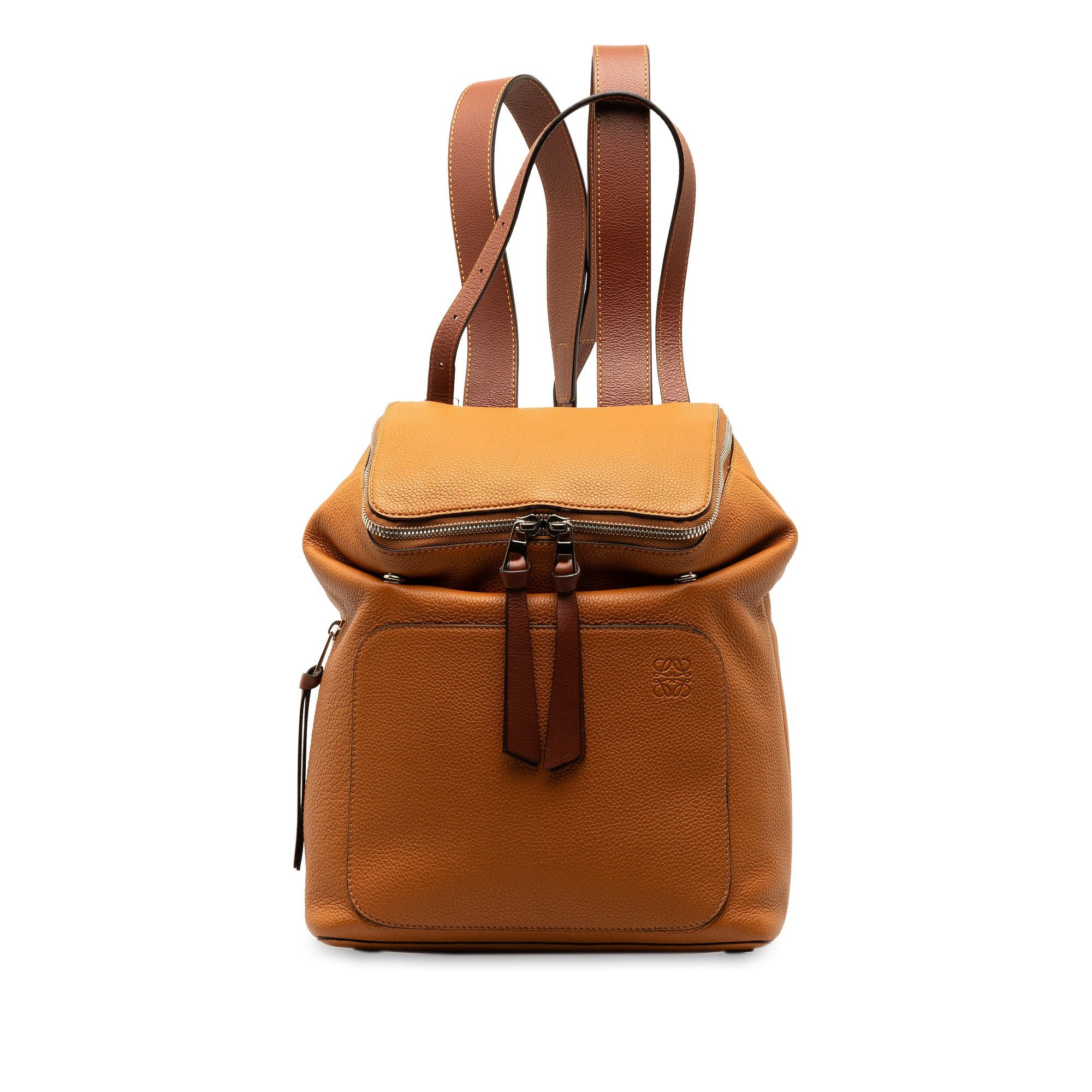 image of Loewe Goya Backpack in Brown, Women's