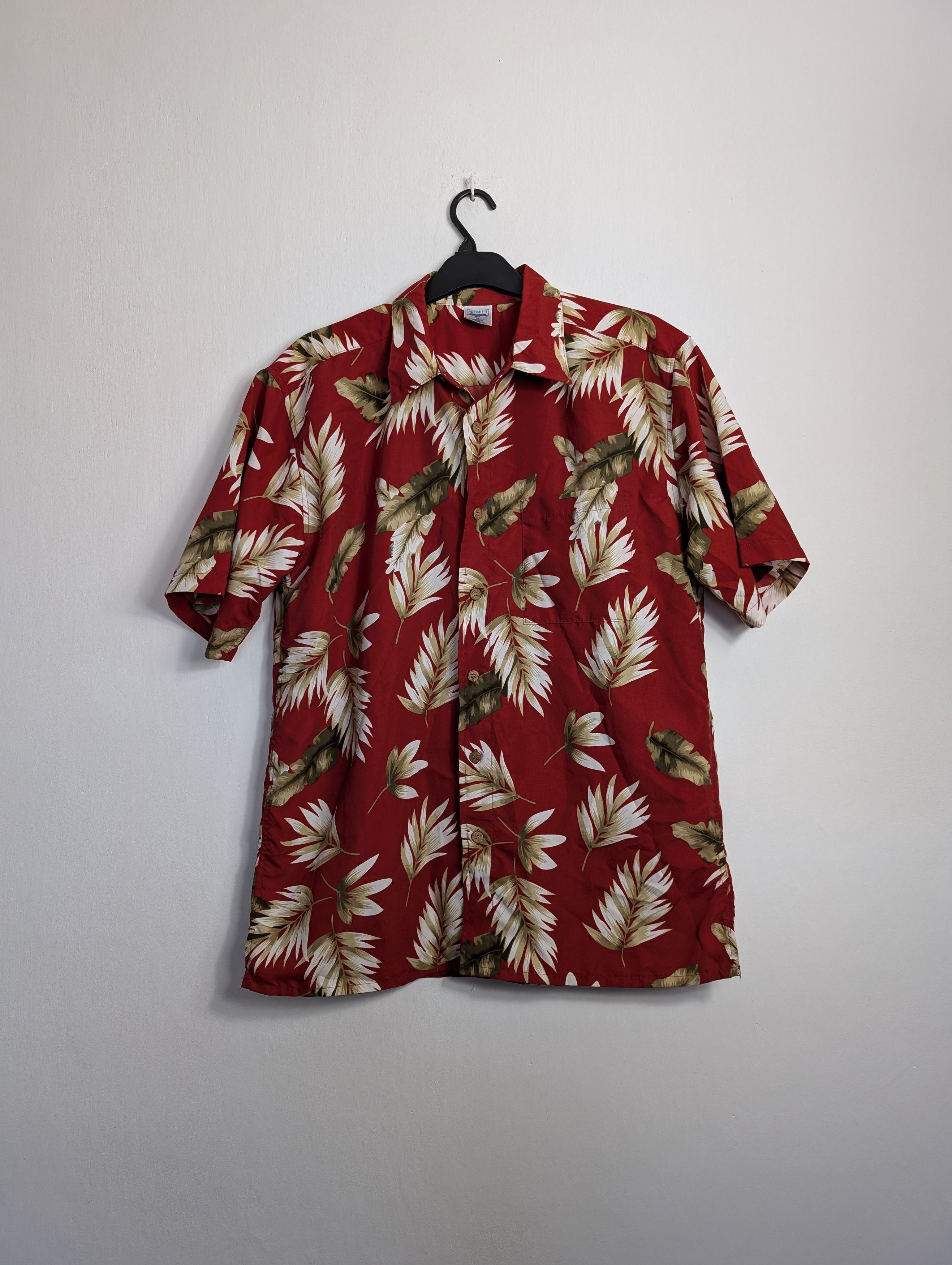 Vintage Vintage Y2K Hawaiian Shirt - Summer Floral Palm Tree Print Size US L / EU 52-54 / 3 - 1 Thumbnail