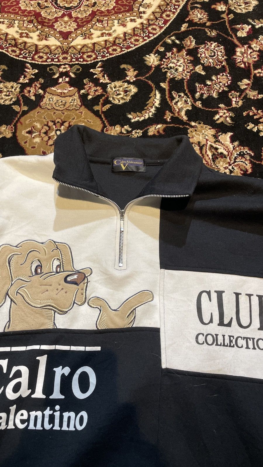 Other Calro Valentino Halfzipper Dog Embroidery Size US L / EU 52-54 / 3 - 3 Thumbnail