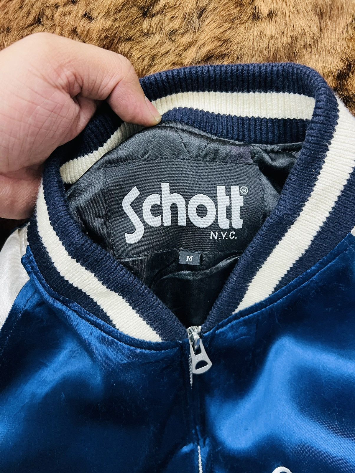 Schott SCHOTT NYC SUKAJAN BOMBER JACKET Size US M / EU 48-50 / 2 - 10 Thumbnail
