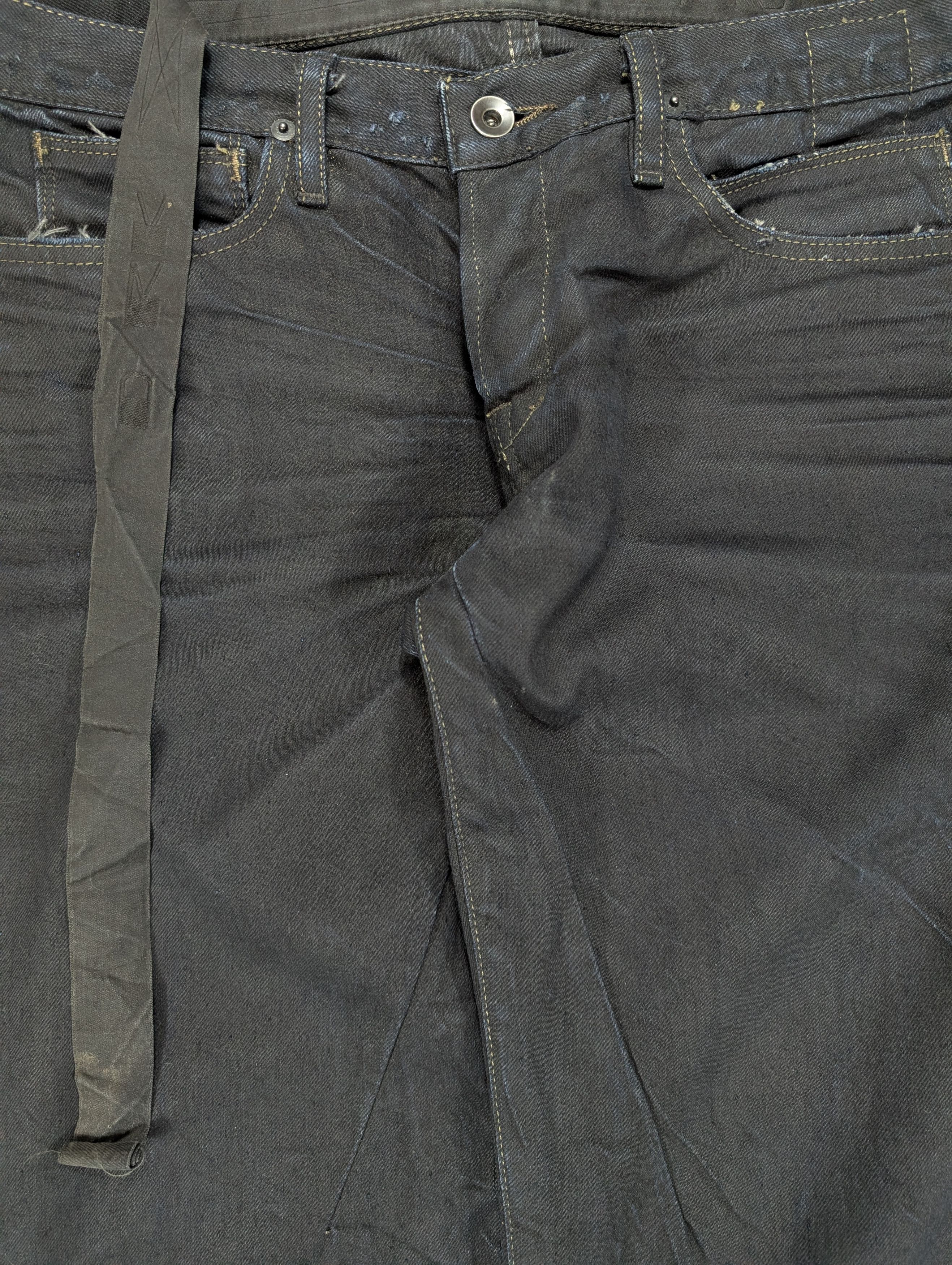Rick Owens Rick Owens FW07 Olmar & Mirta Exploder Overdye Waxed Jeans Size US 30 / EU 46 - 3 Thumbnail