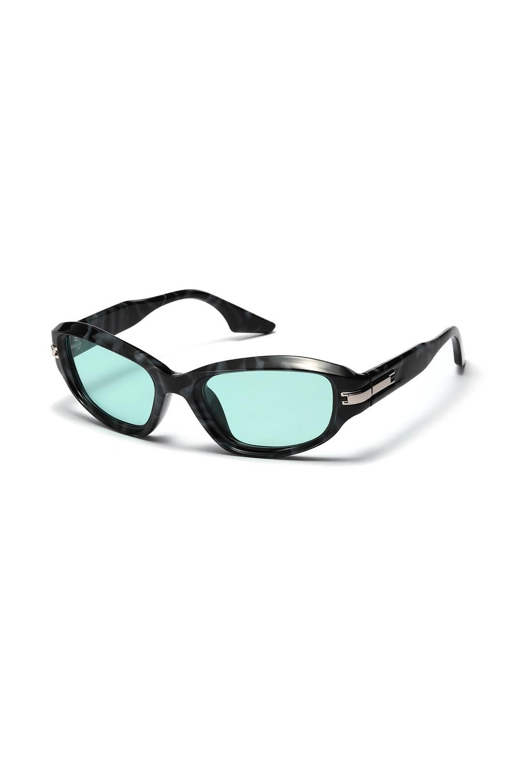 Other Y2k Avant Garde Futuristic Black Blue Sunglasses Unisex OS Size ONE SIZE - 1 Thumbnail