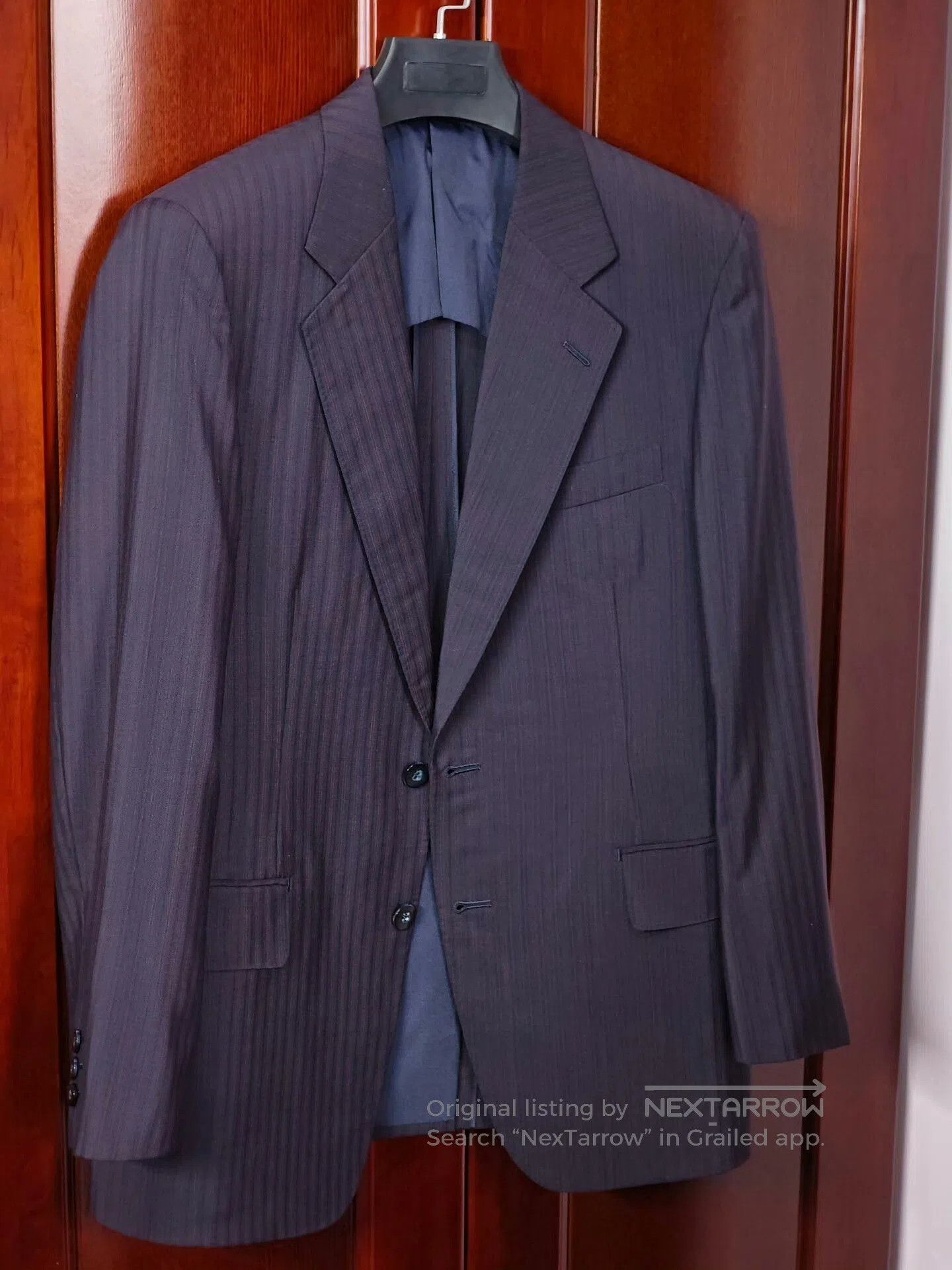 Japanese Brand Dormeuil Custom Blended Suit Jacket. Size US M / EU 48-50 / 2 - 1 Thumbnail