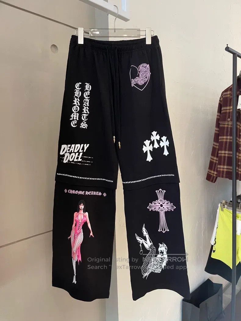 Chrome Hearts CHROME HEARTS Size S Black deadly doll second-generation co Size US 30 / EU 46 - 2 Thumbnail