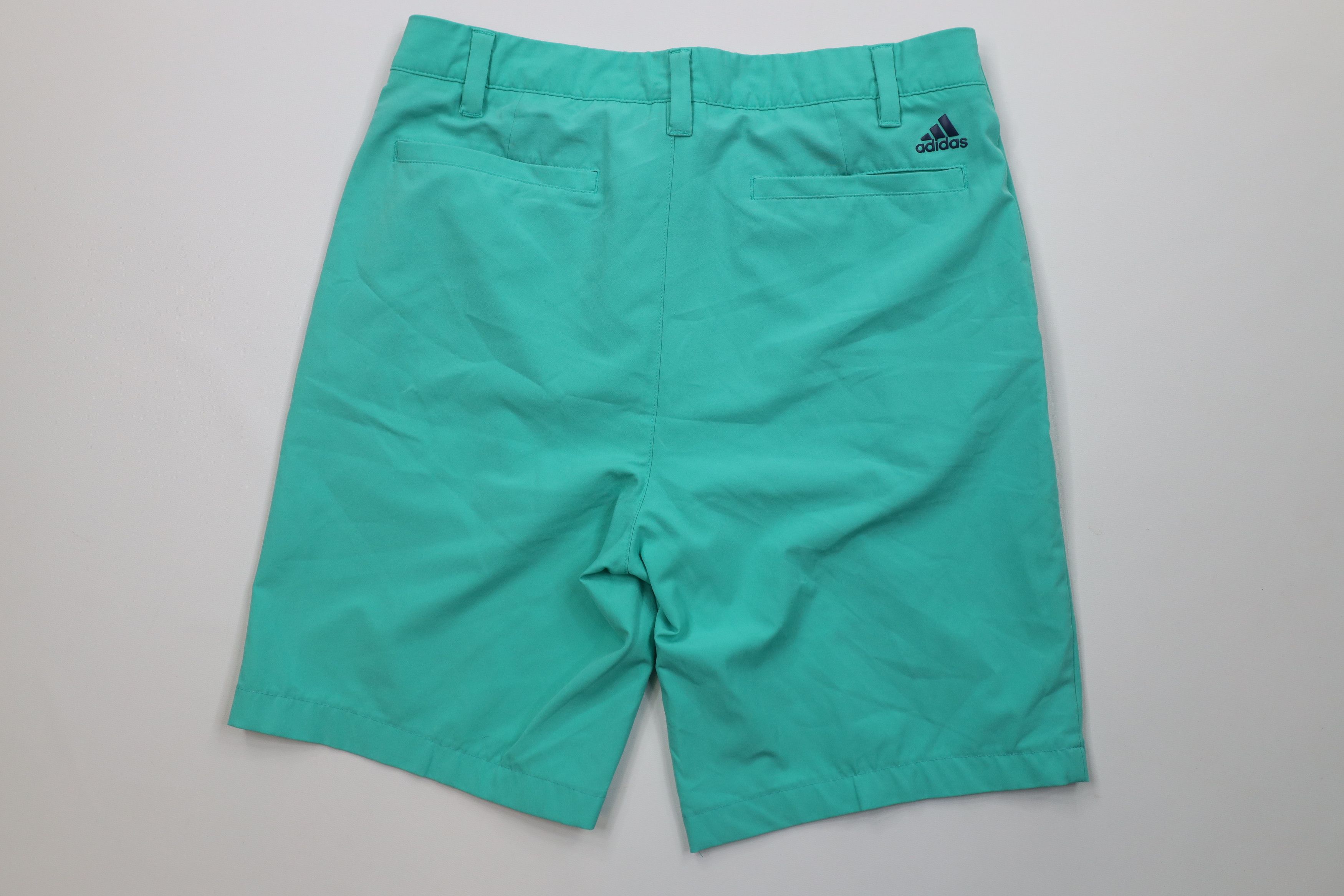 Adidas Adidas Golf Stretch Flat Front Golfing Chino Shorts Teal Size US 30 / EU 46 - 8 Thumbnail