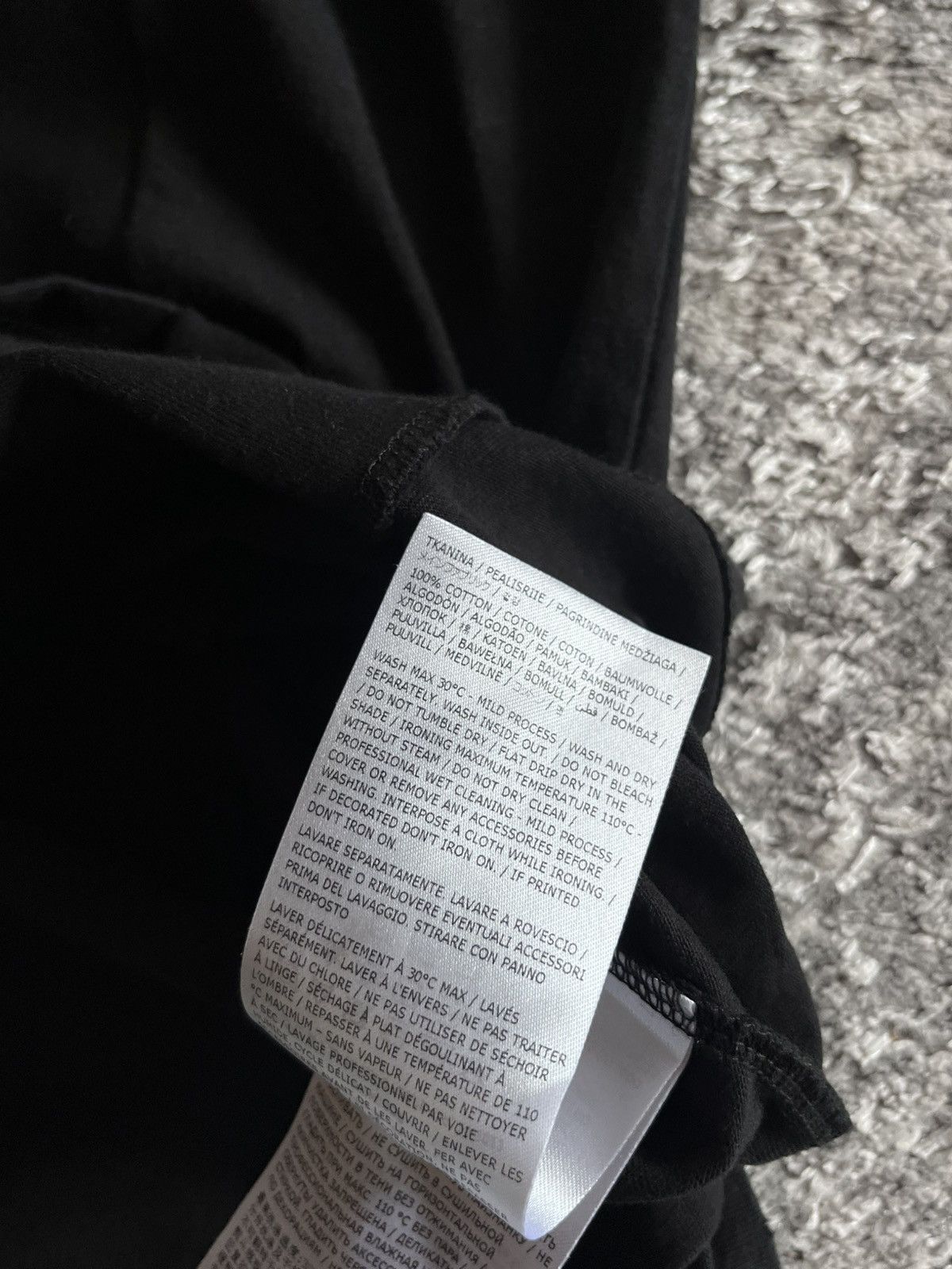 Maison Margiela Maison Margiela MM6 SS23 black T-shirt Size US XL / EU 56 / 4 - 7 Thumbnail