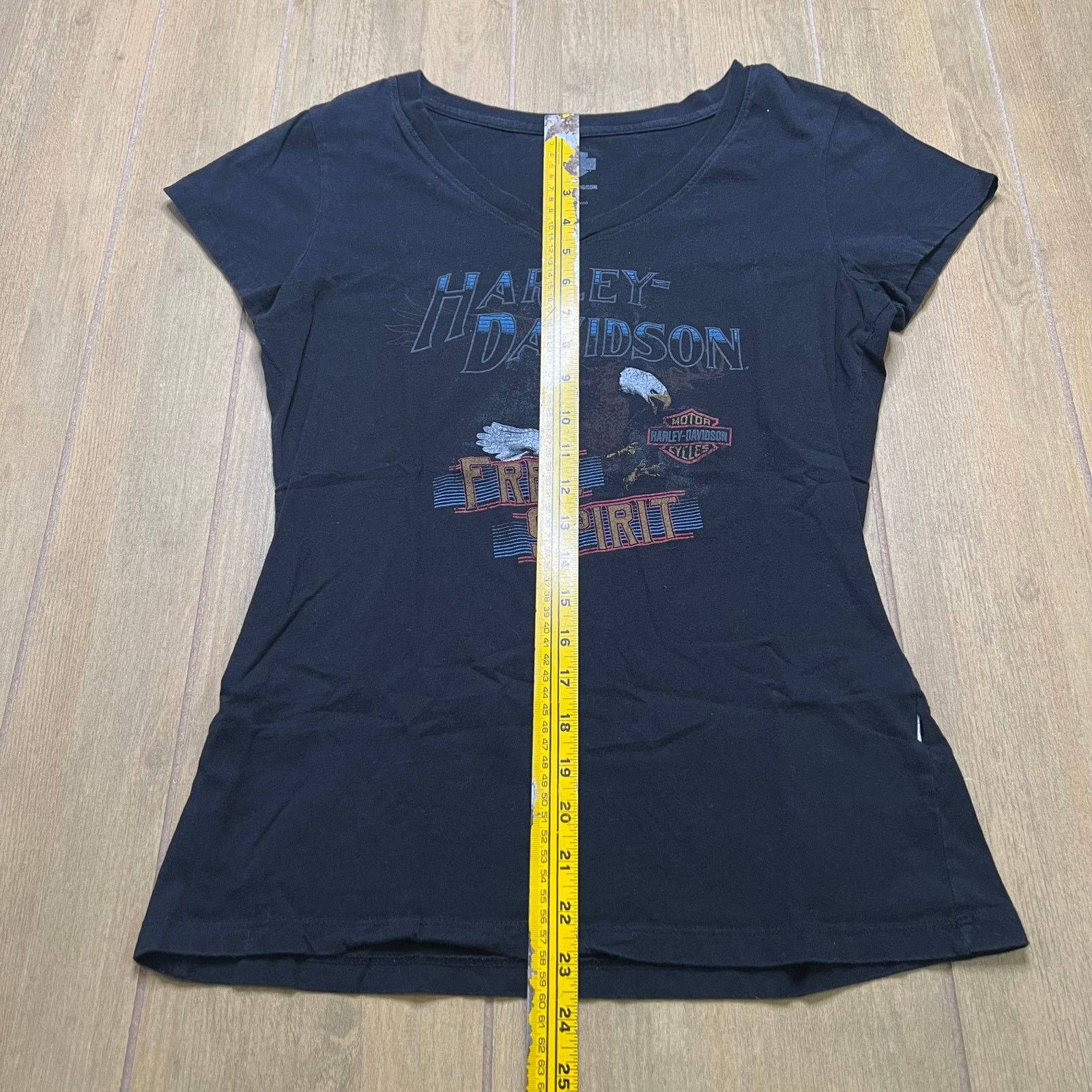 Harley Davidson Y2K Harley-Davidson "Free Spirit" women's V-neck t-shirt M Size M / US 6-8 / IT 42-44 - 5 Thumbnail