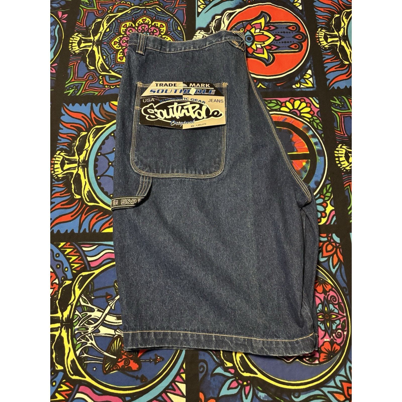 Other Vintage y2k southpole denim NWT 50 x 13 jorts shorts Size US 28 / EU 44 - 4 Thumbnail